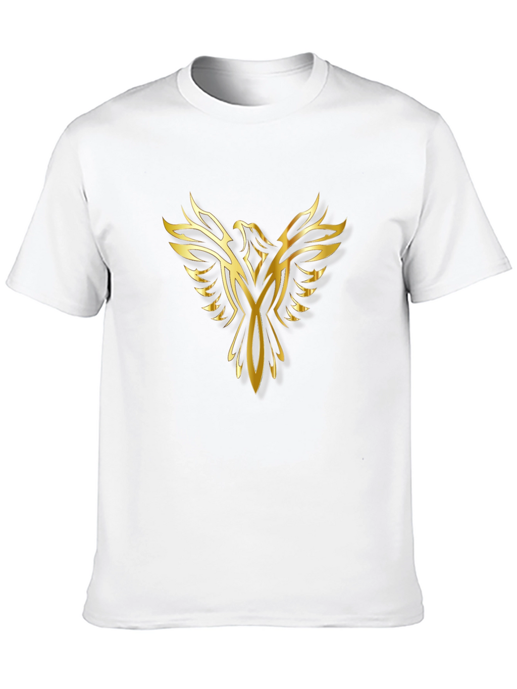 Golden Phoenix Black T-Shirt
