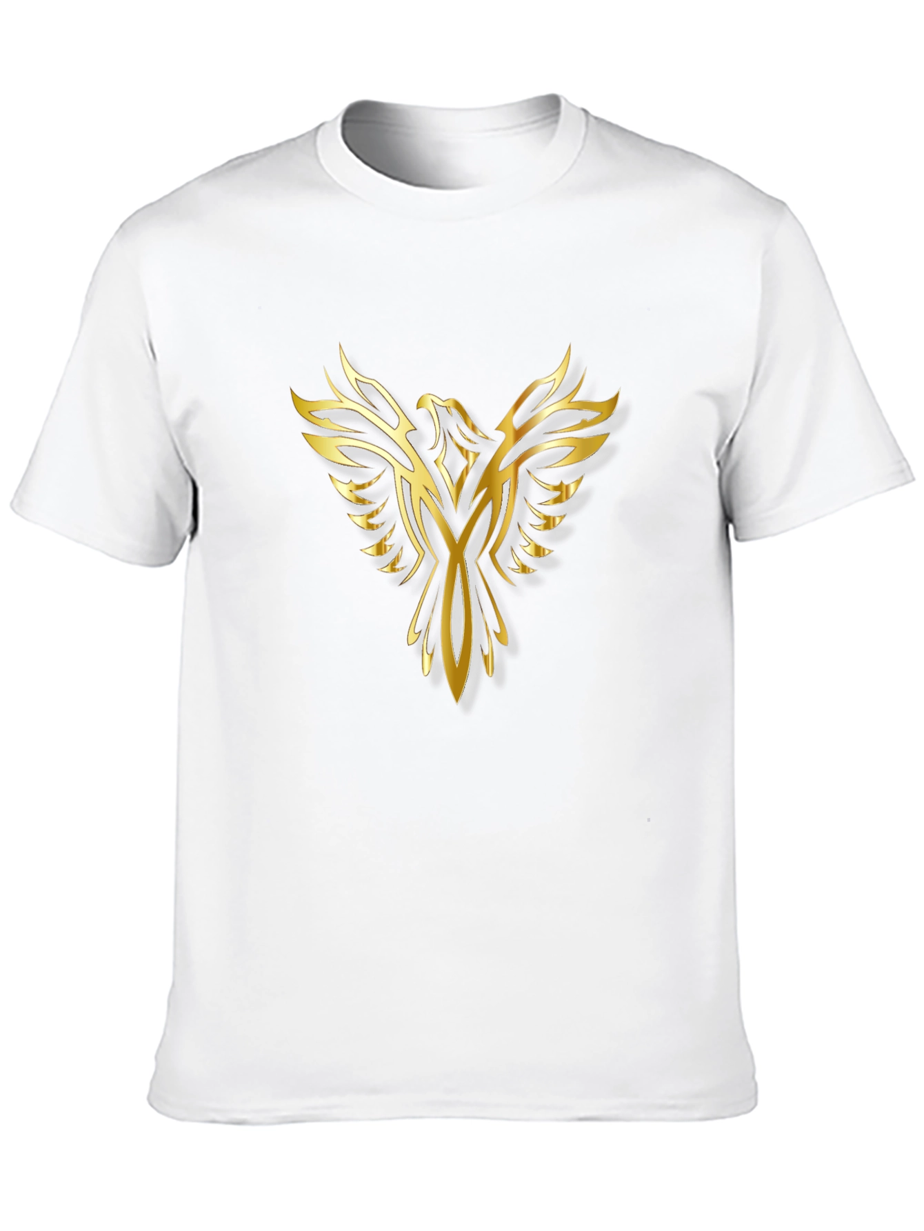 Golden Phoenix Black T-Shirt