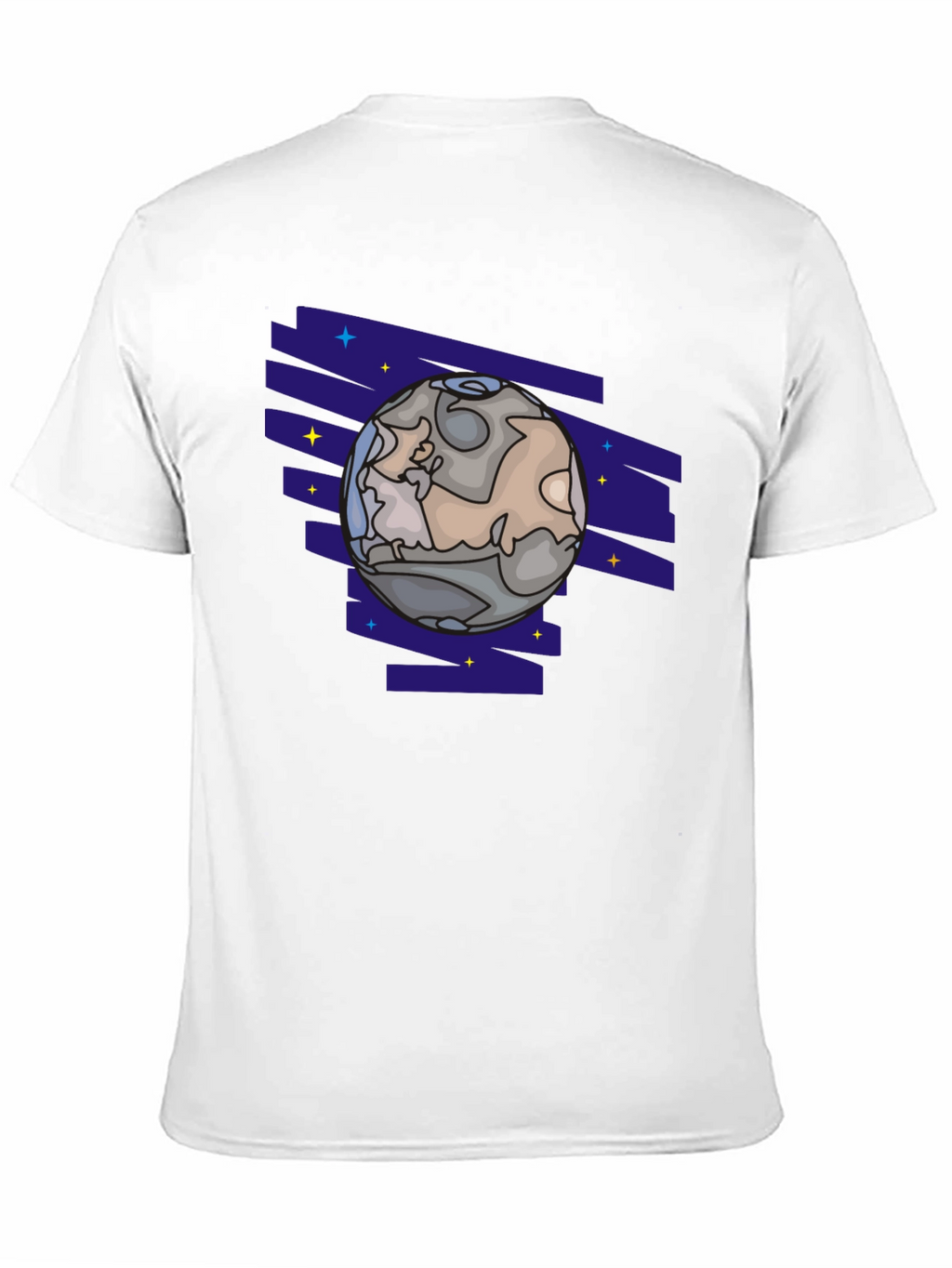 Planet Graphic T-Shirt - Black Cotton Tee