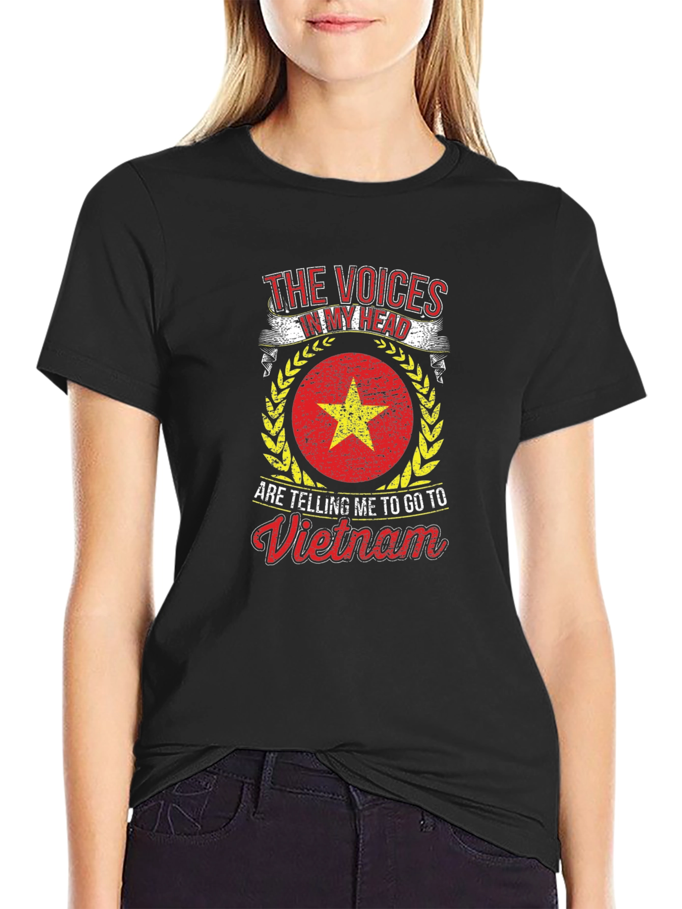 Vietnam Flag T-Shirt - Voices in My Head