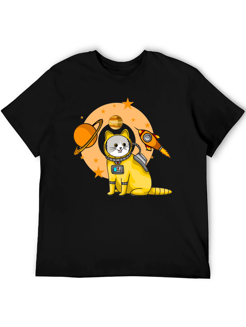 Astronaut Cat T-Shirt - Space Explorer Tee