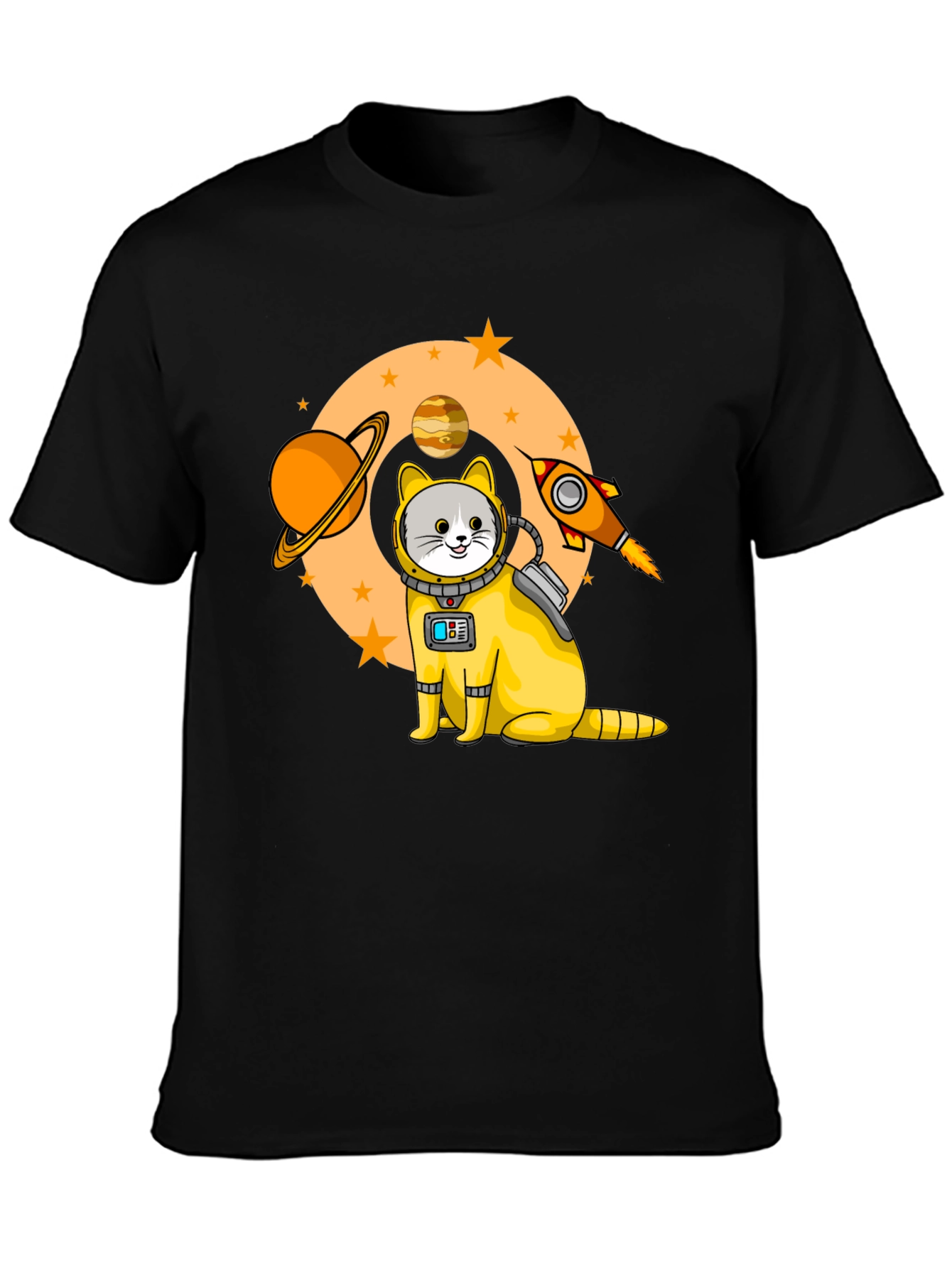 Astronaut Cat T-Shirt - Space Explorer Tee