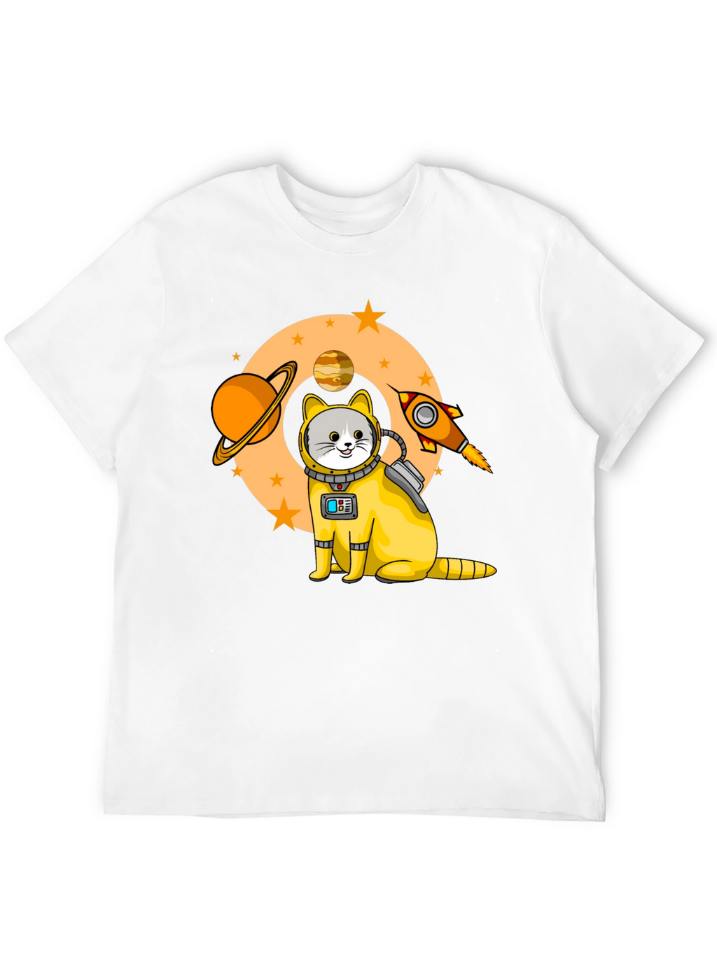 Astronaut Cat T-Shirt - Space Explorer Tee