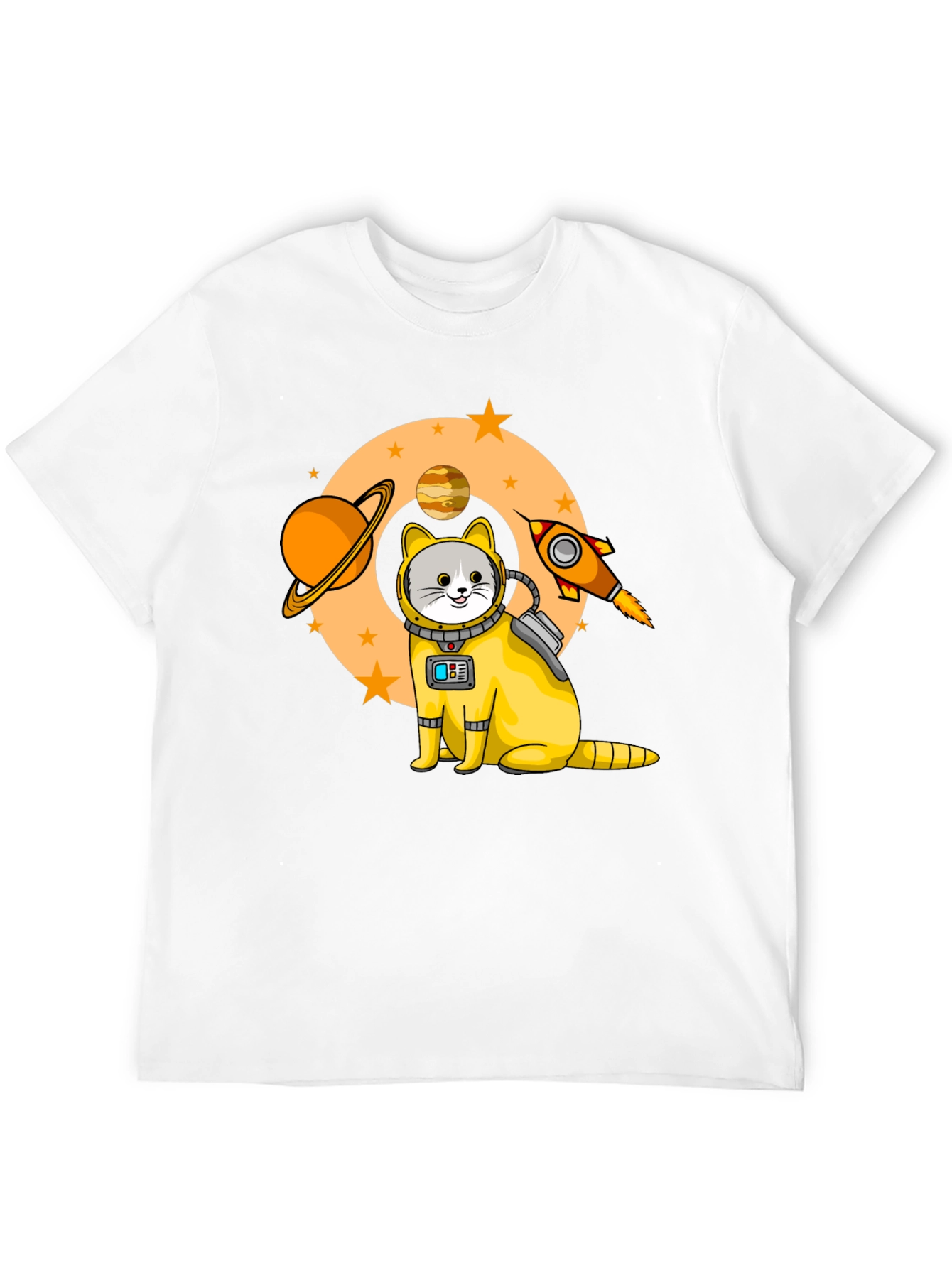 Astronaut Cat T-Shirt - Space Explorer Tee