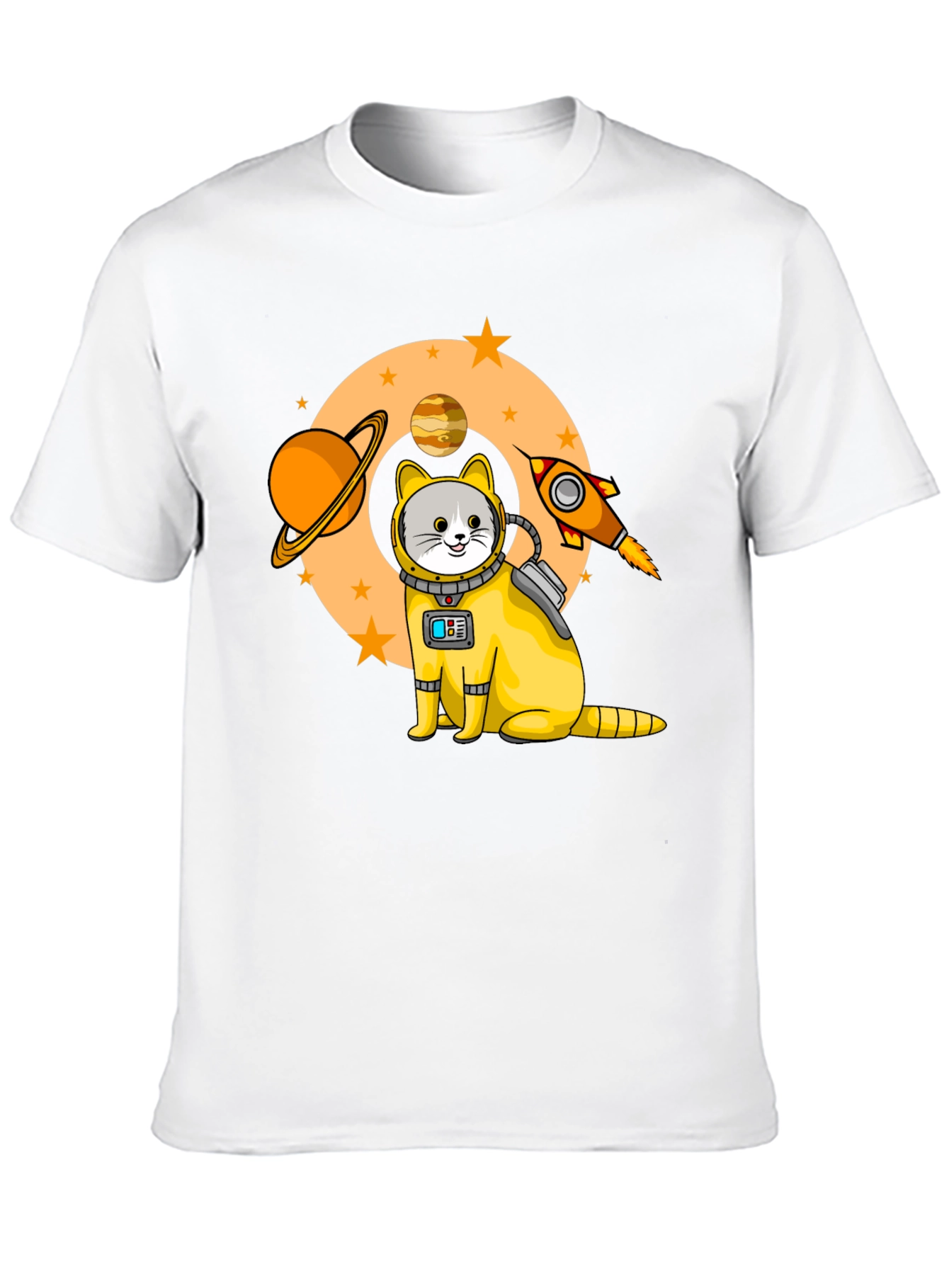 Astronaut Cat T-Shirt - Space Explorer Tee