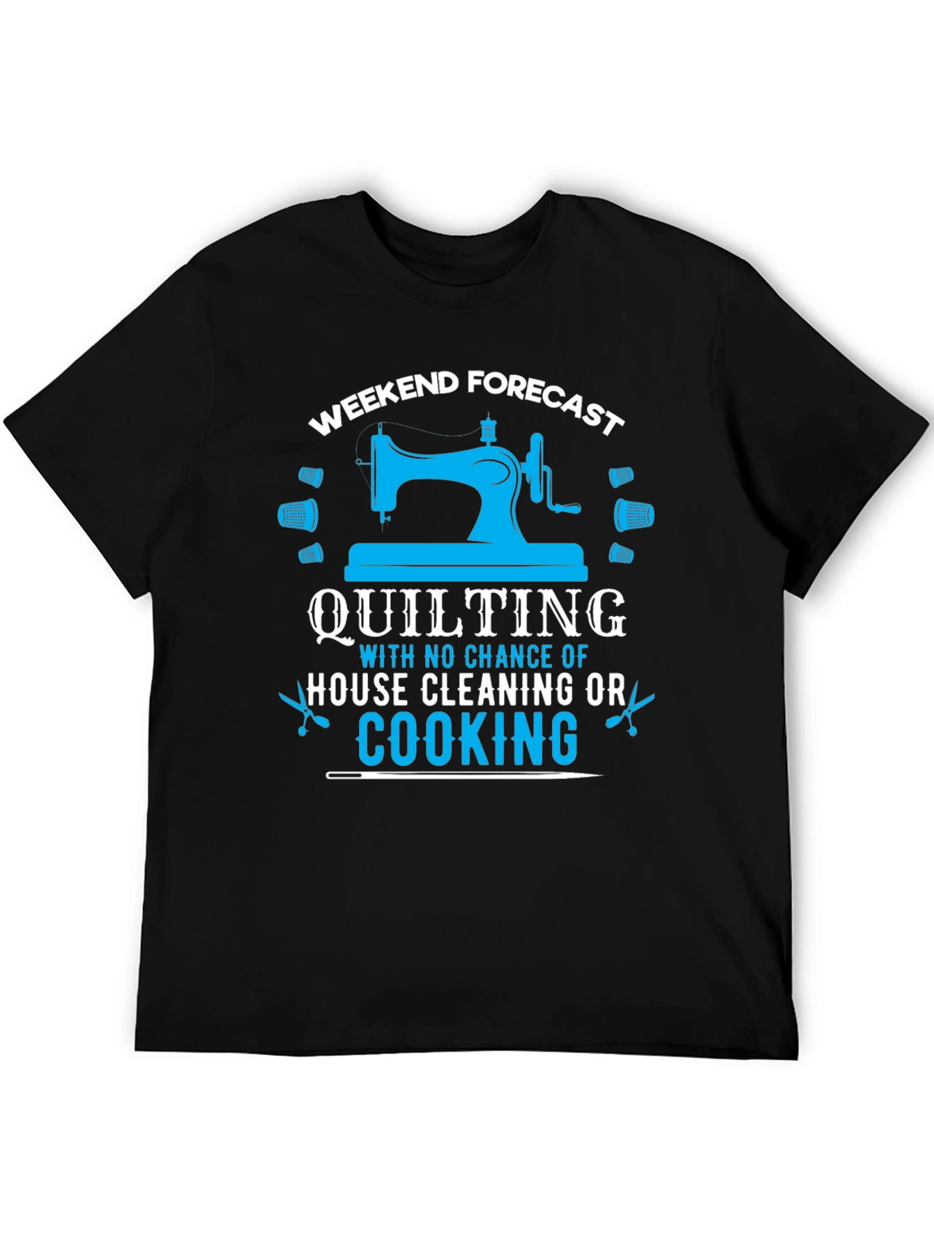 Weekend Quilting Forecast T-Shirt