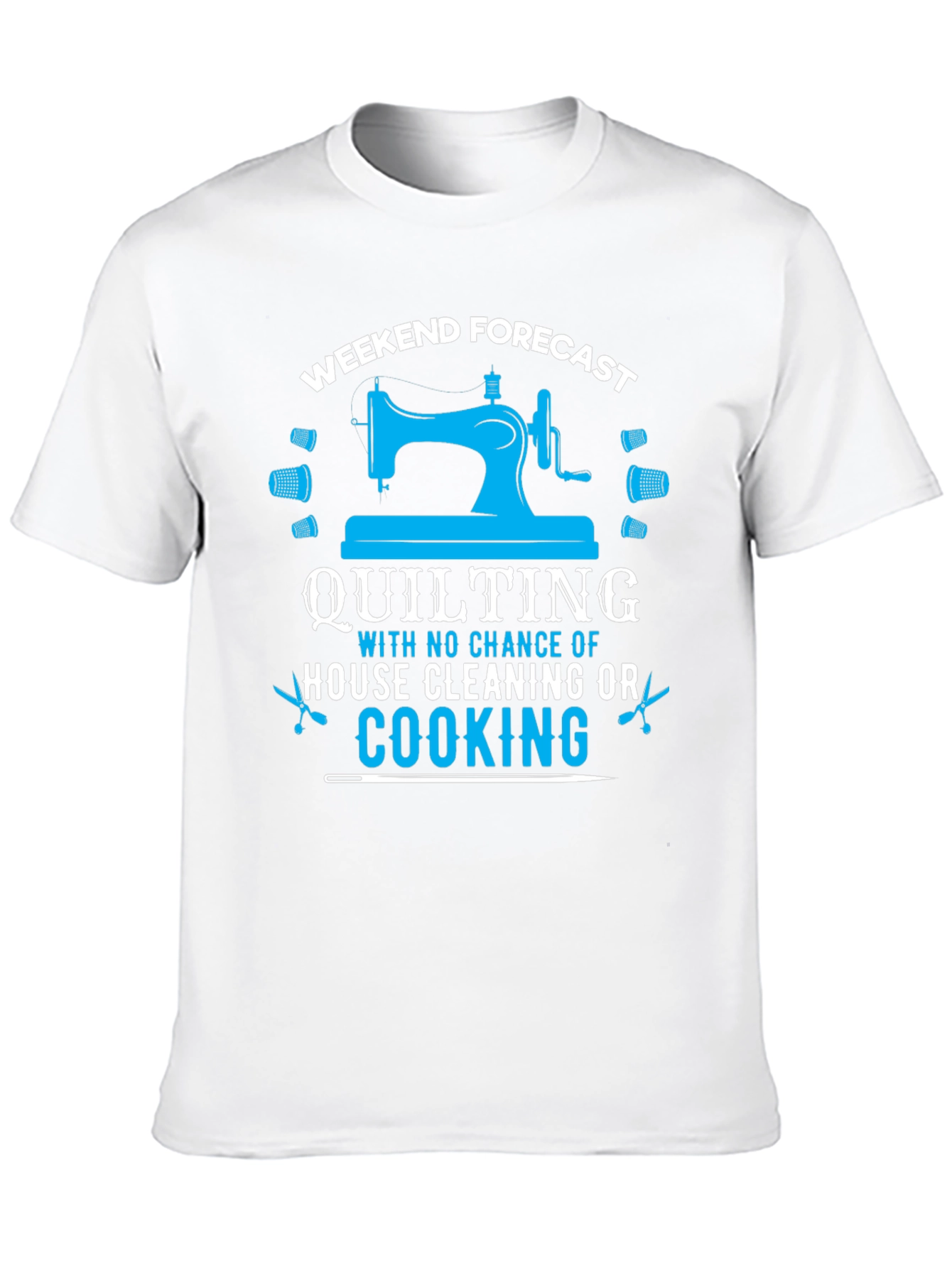 Weekend Quilting Forecast T-Shirt