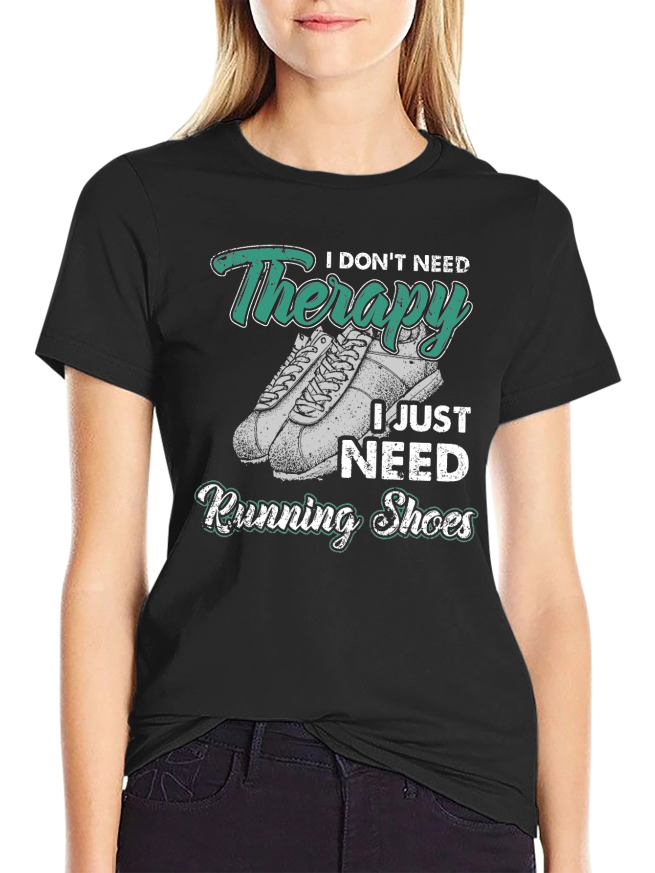 Therapy Running Shoes Graphic Tee