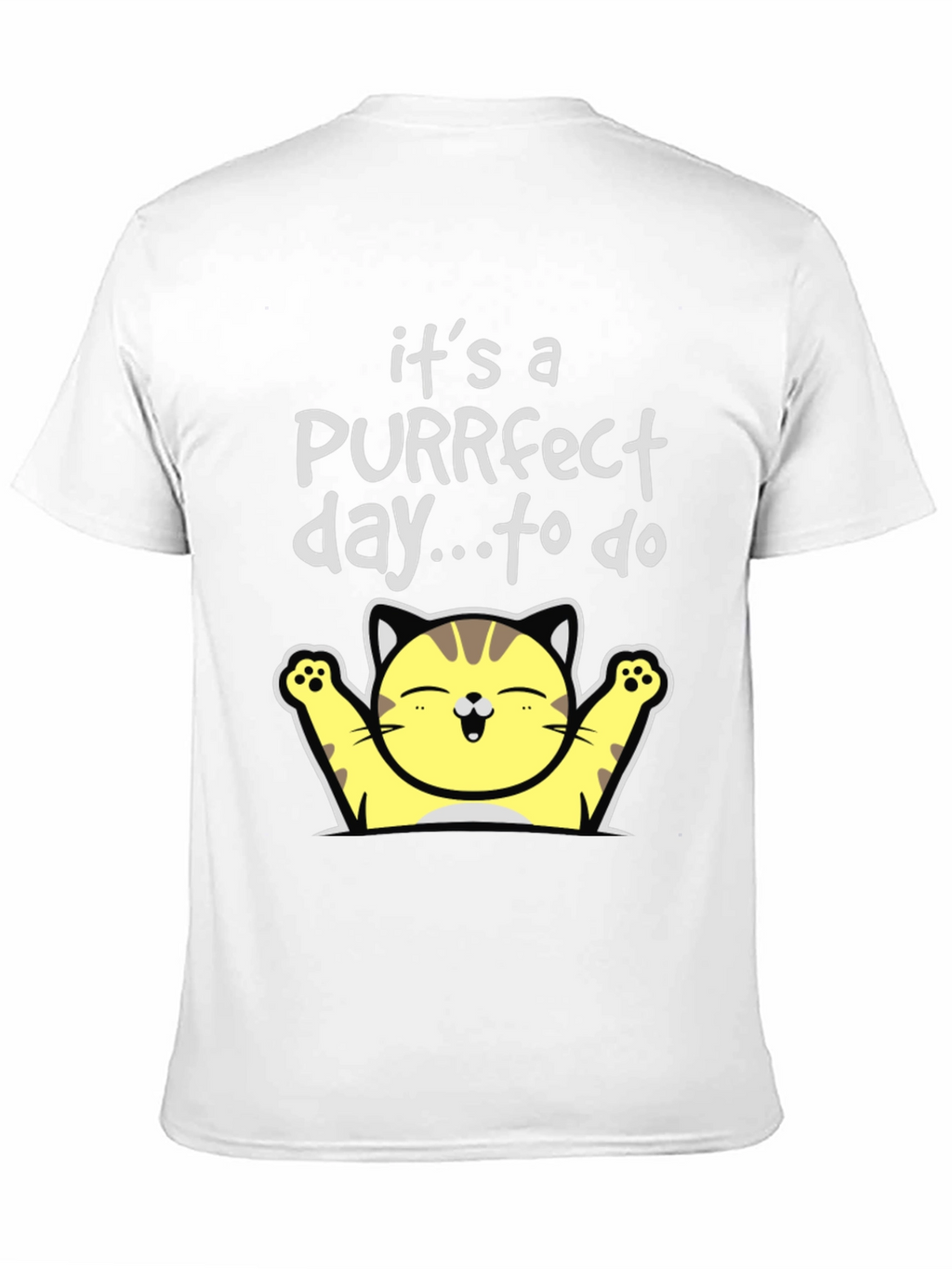 Purrfect Day Cat T-Shirt - Cute & Comfy