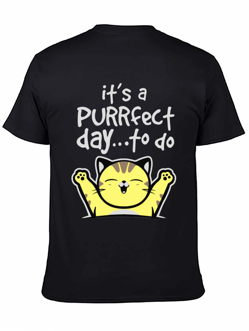 Purrfect Day Cat T-Shirt - Cute & Comfy