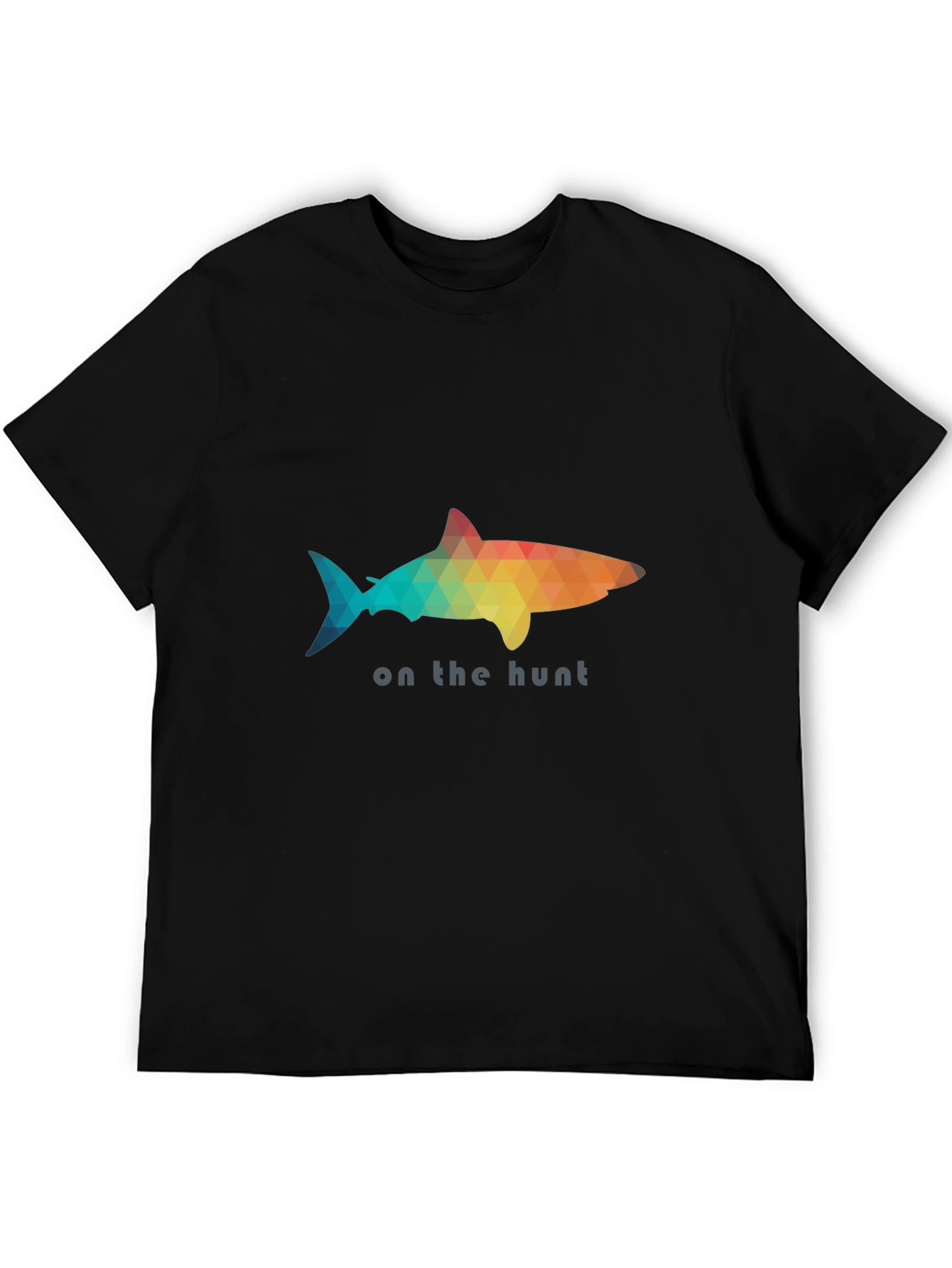 On the Hunt Shark T-Shirt - Poly Art Design