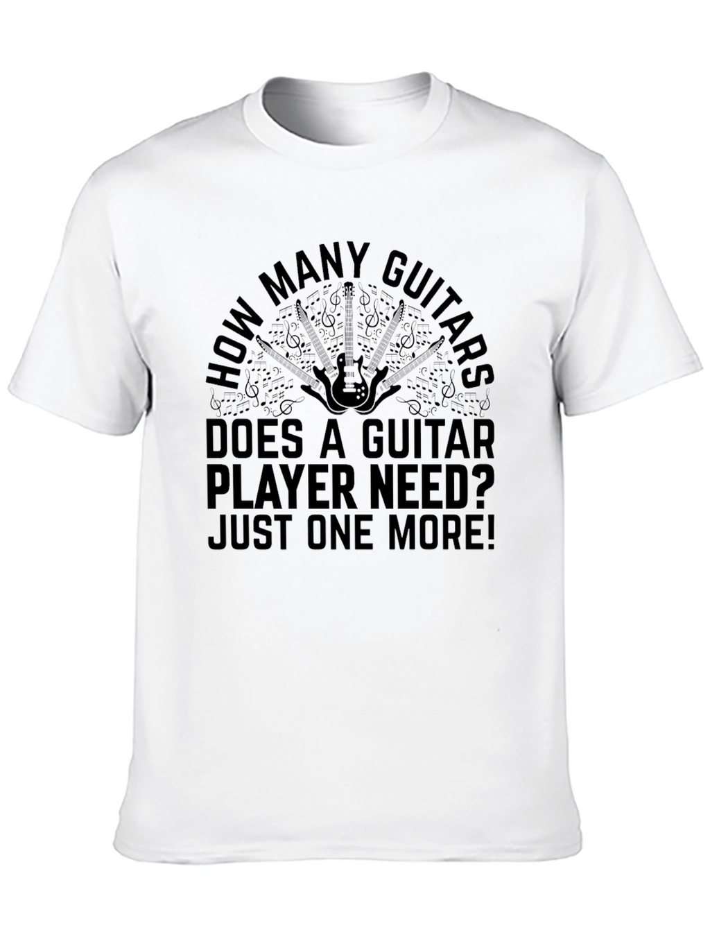 Guitar Player T-Shirt - How Many Guitars?