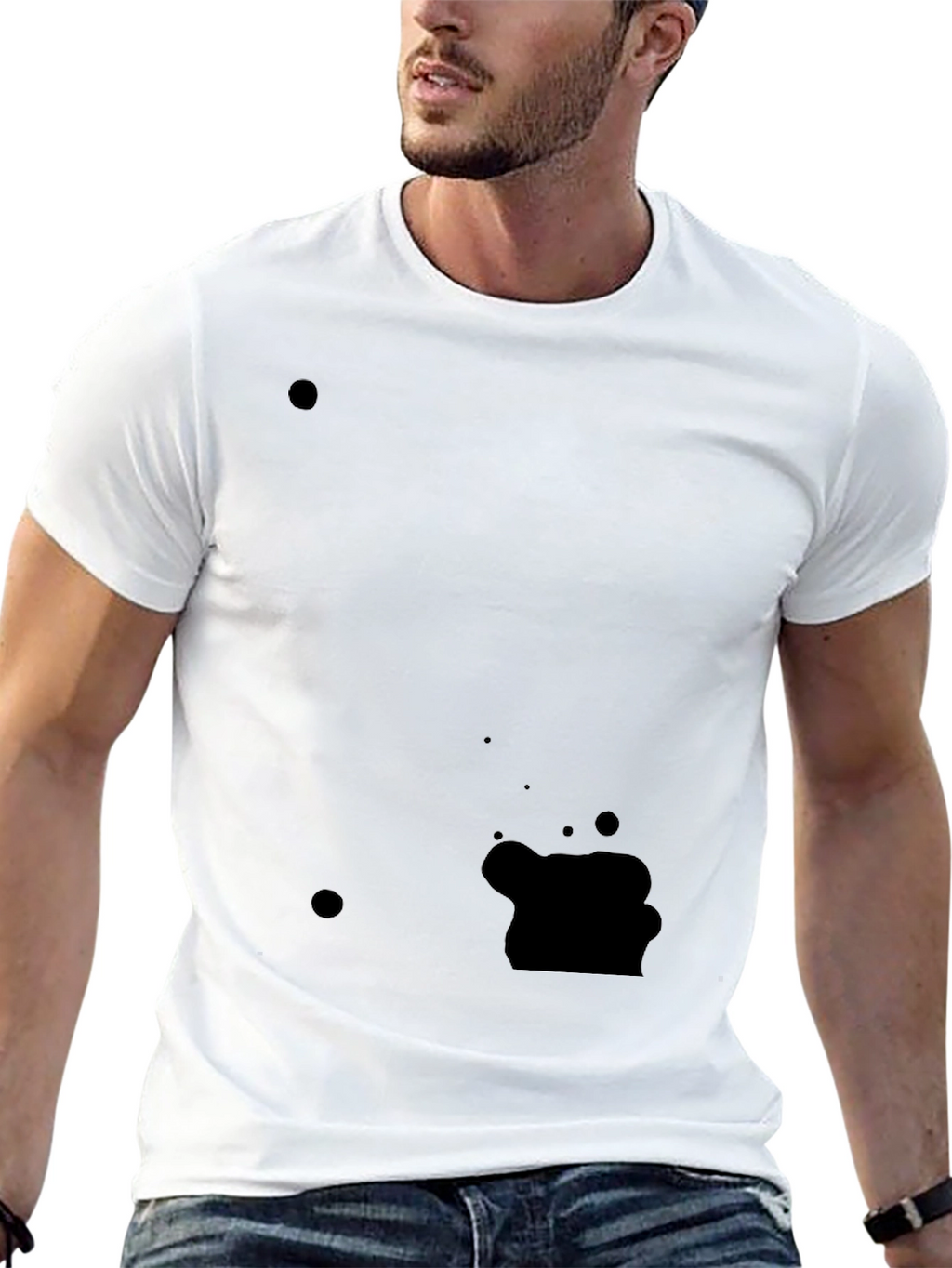 Classic Black Crew Neck Tee