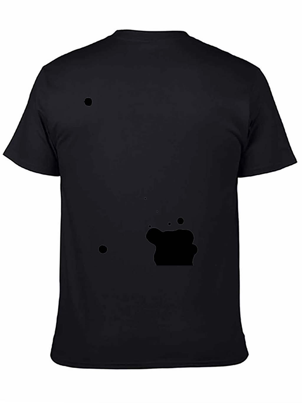 Classic Black Crew Neck Tee