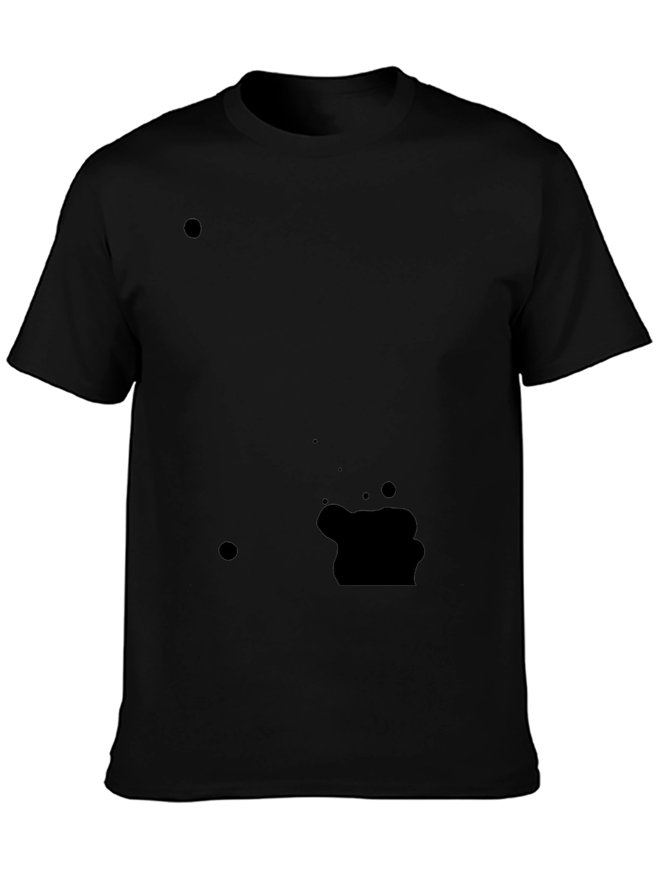 Classic Black Crew Neck Tee