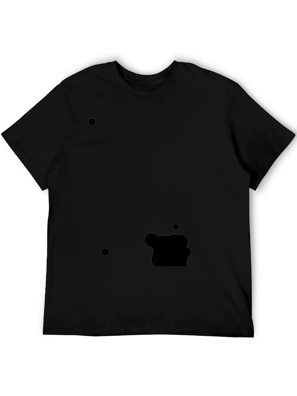 Classic Black Crew Neck Tee