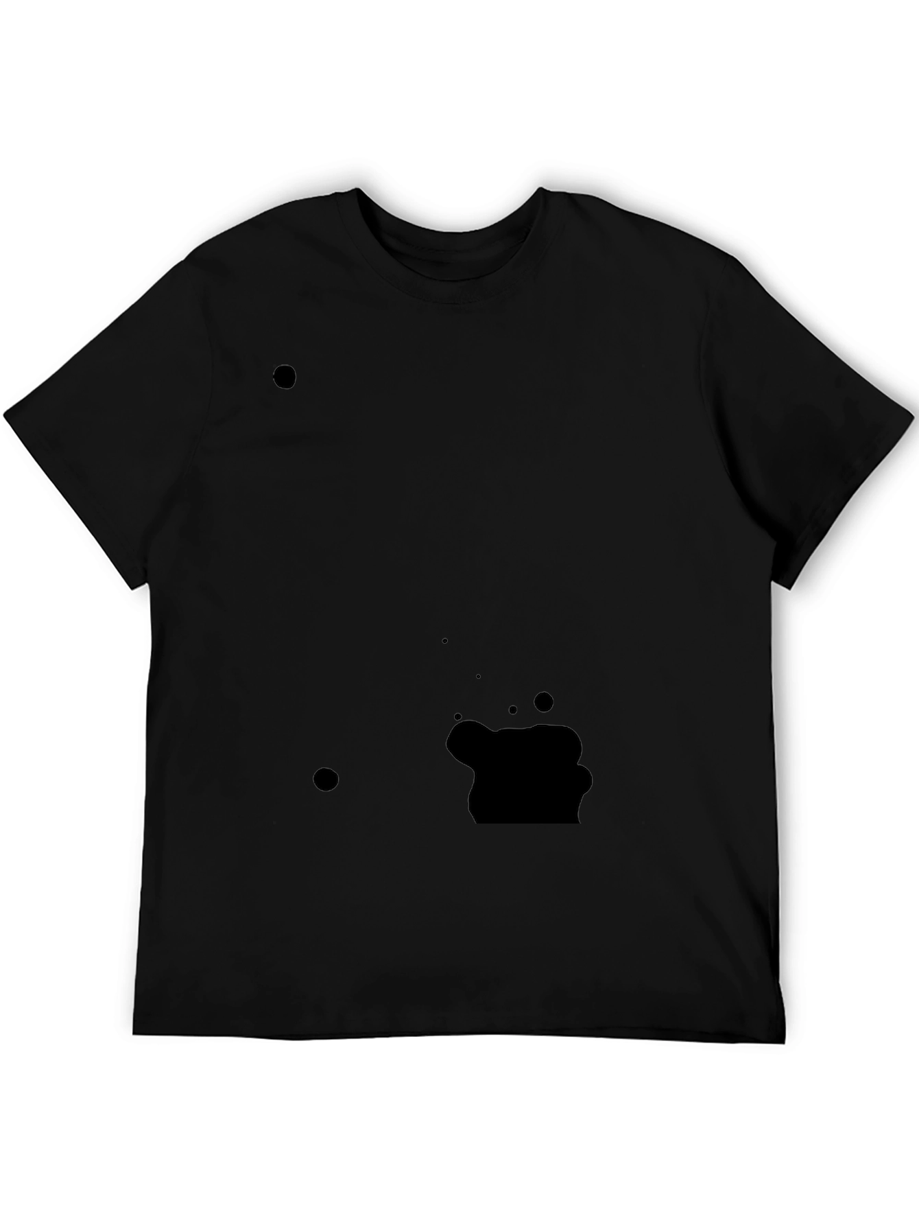 Classic Black Crew Neck Tee
