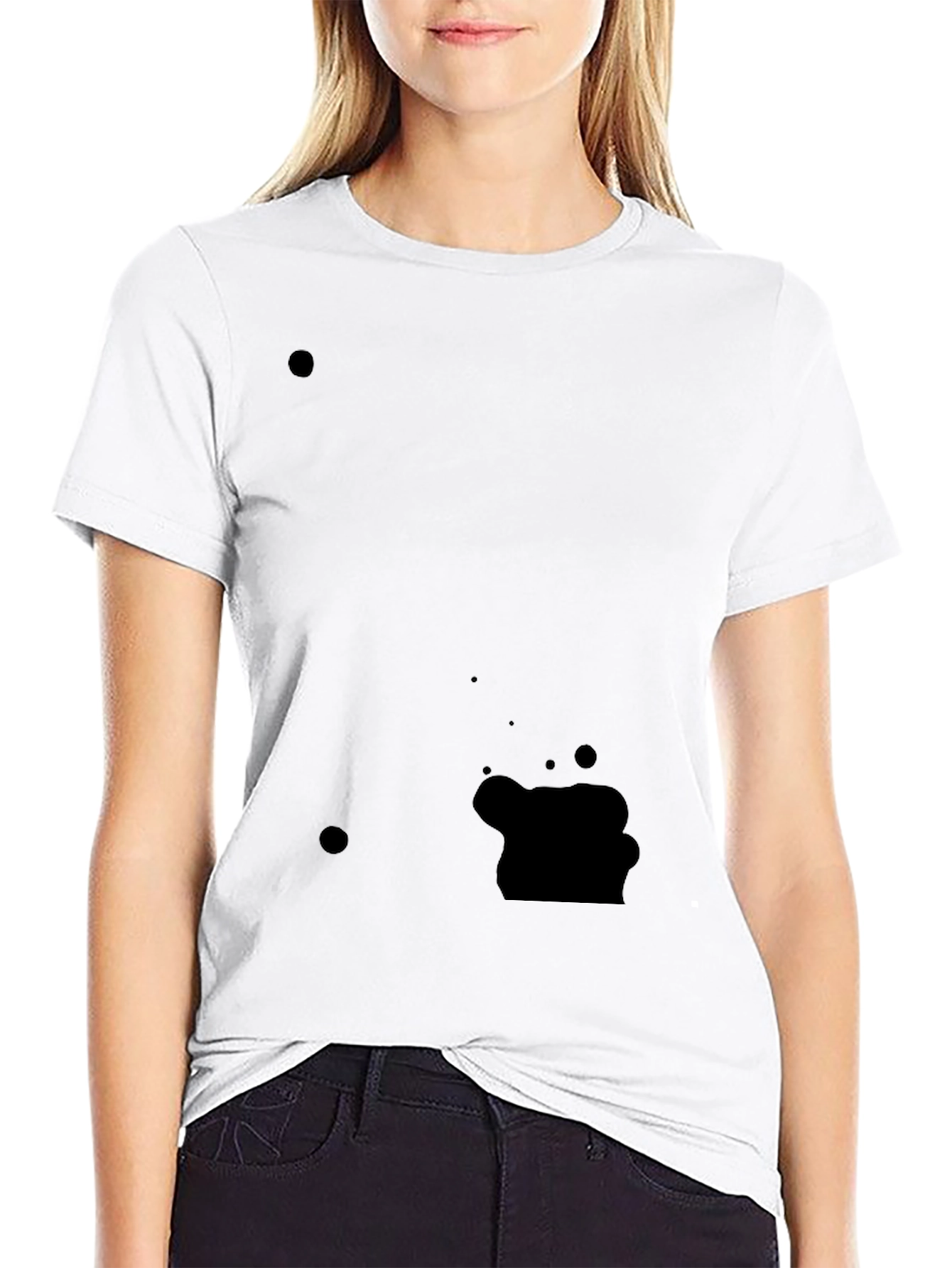 Classic Black Crew Neck Tee