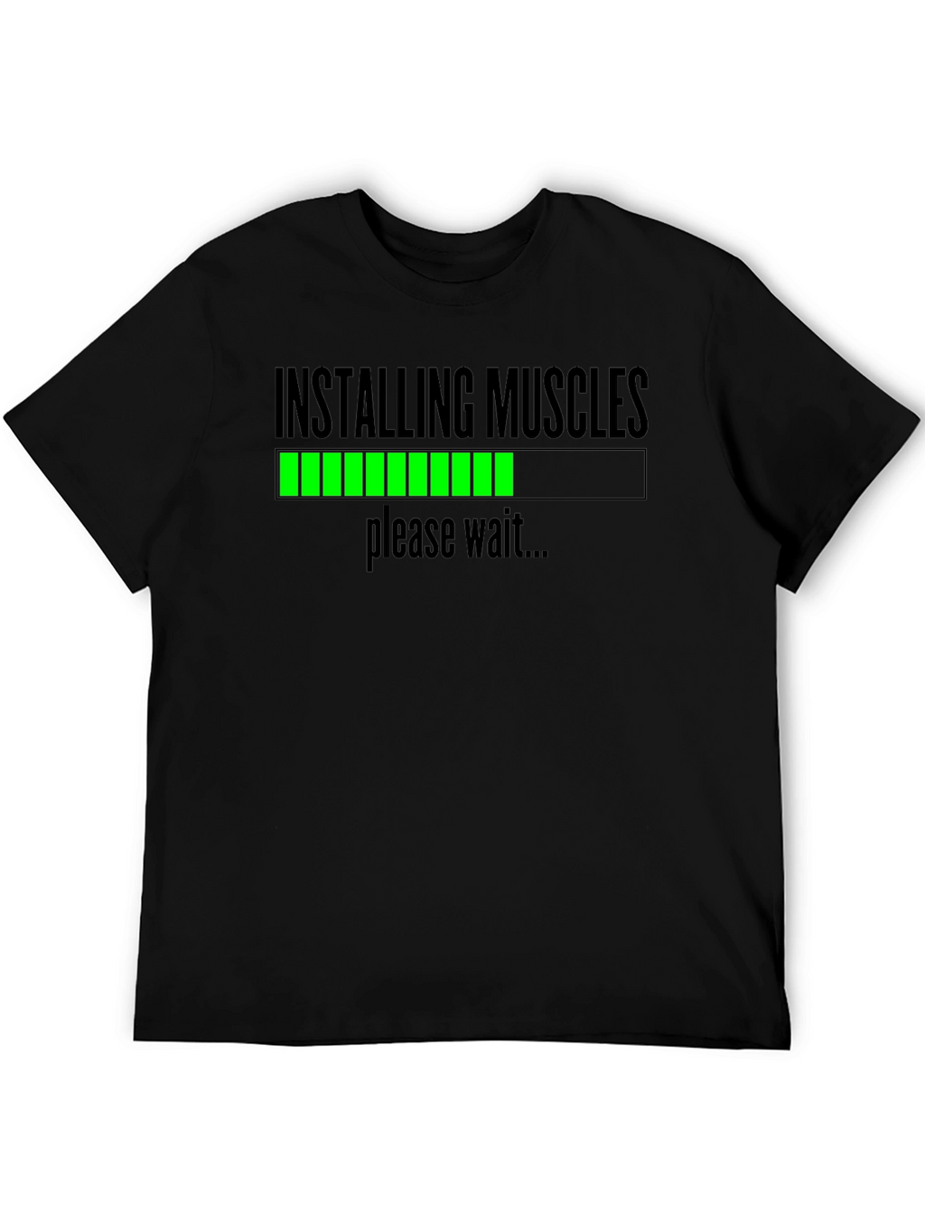 Installing Muscles Funny Workout T-Shirt