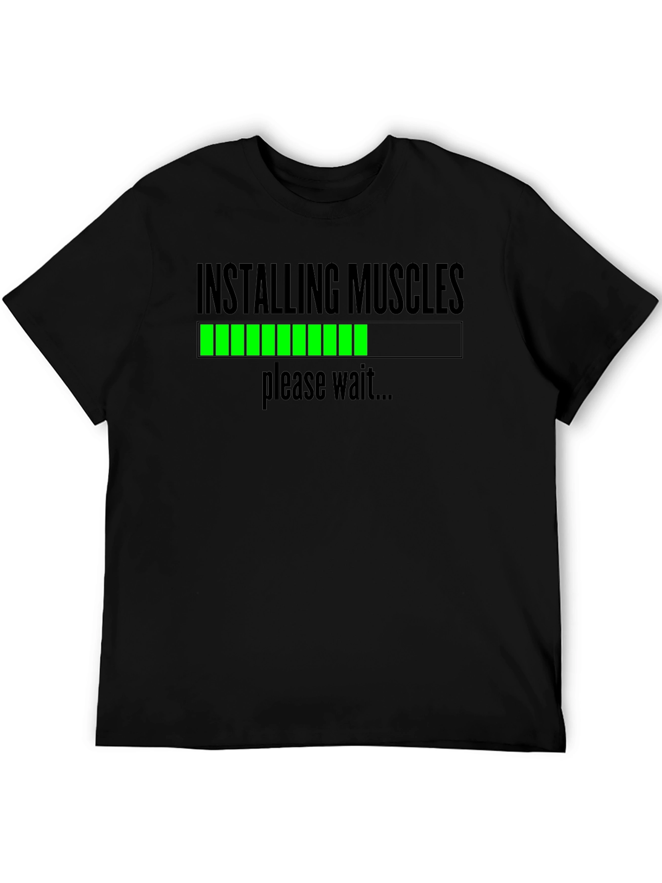 Installing Muscles Funny Workout T-Shirt