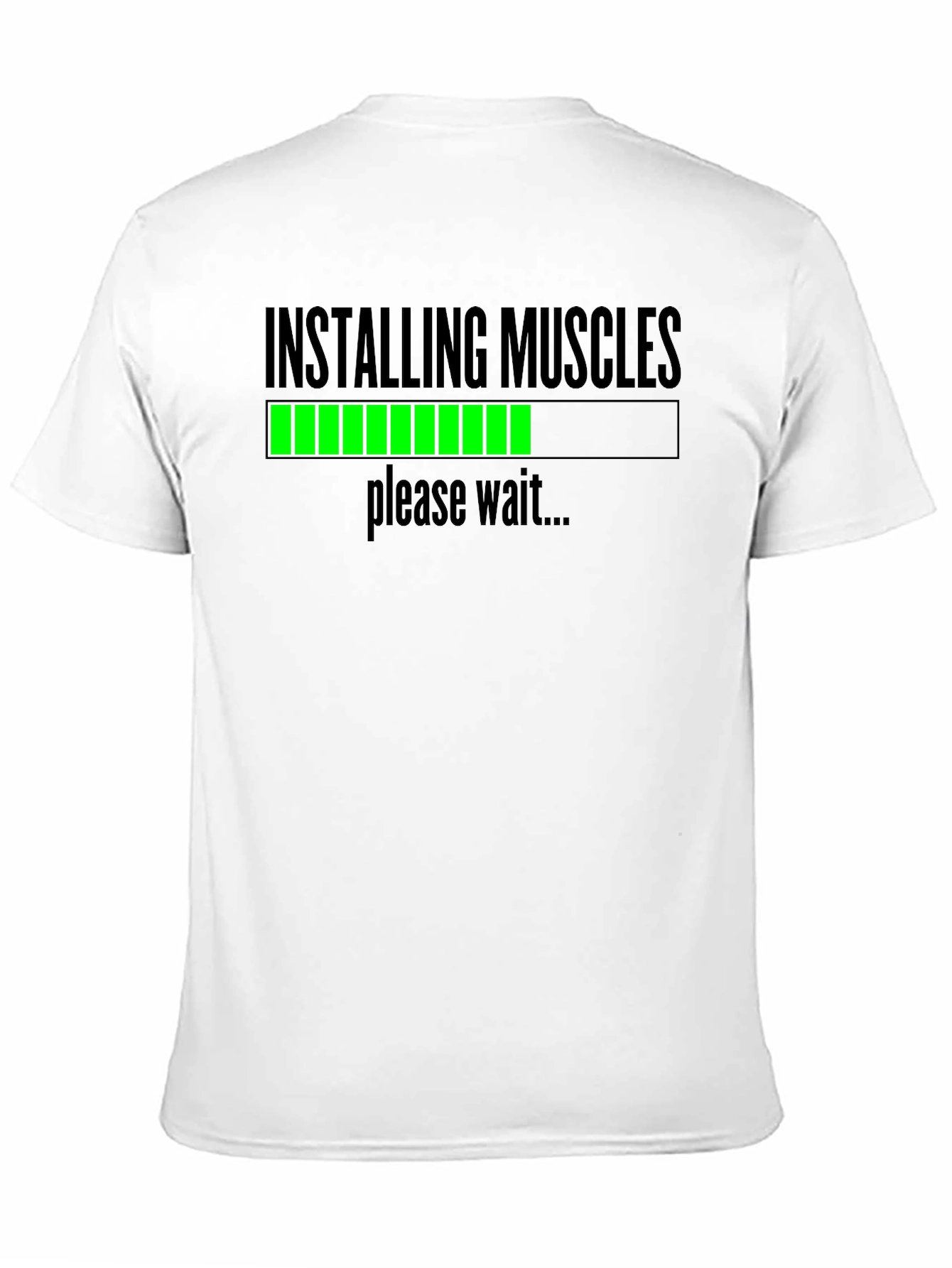 Installing Muscles Funny Workout T-Shirt