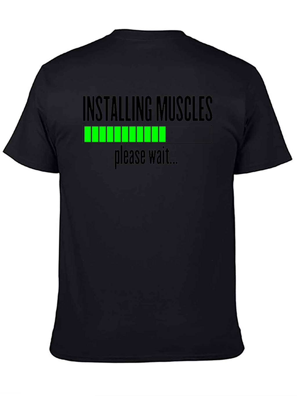 Installing Muscles Funny Workout T-Shirt