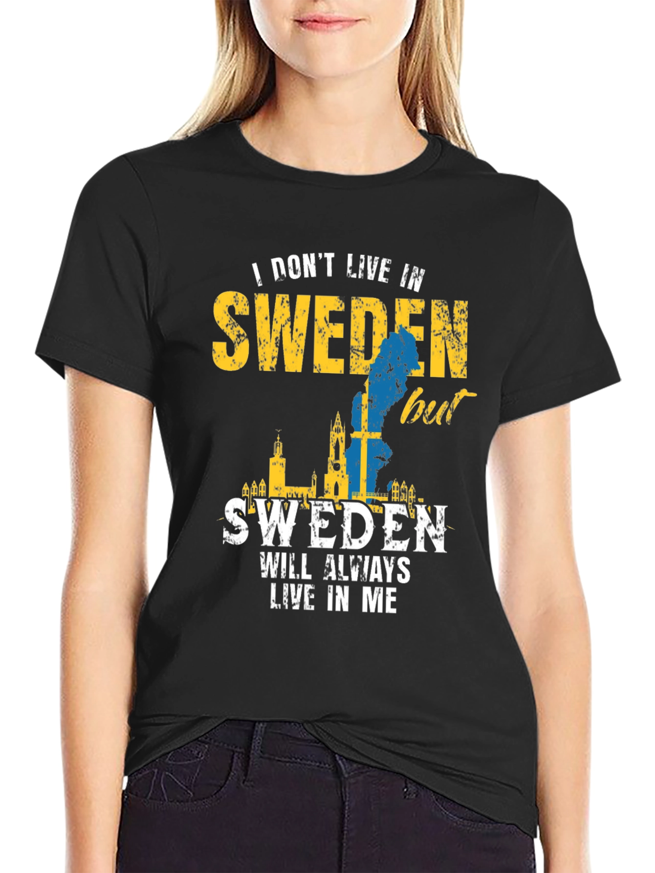 Sweden Pride T-Shirt Swedish Heritage Apparel