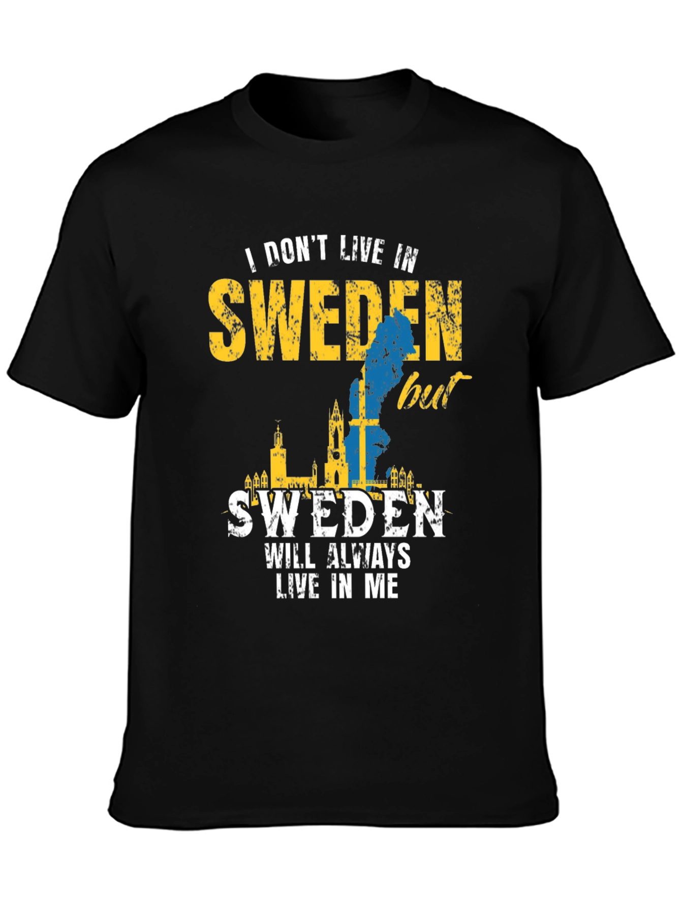 Sweden Pride T-Shirt Swedish Heritage Apparel