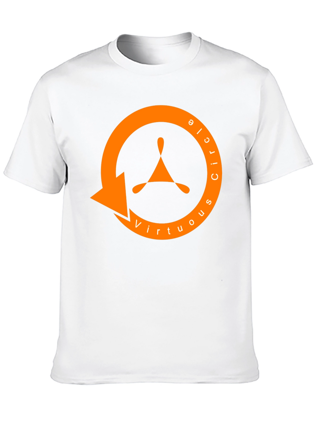 Virtuous Circle Graphic Tee - Premium Black Cotton T-Shirt