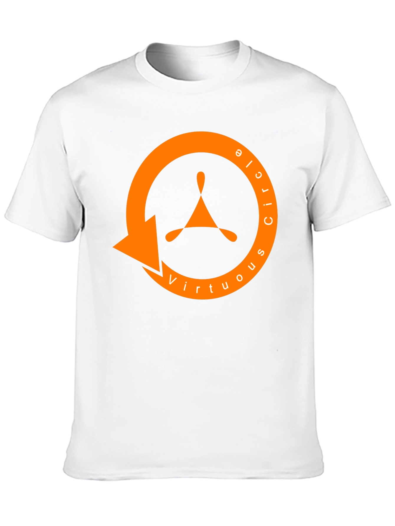 Virtuous Circle Graphic Tee - Premium Black Cotton T-Shirt