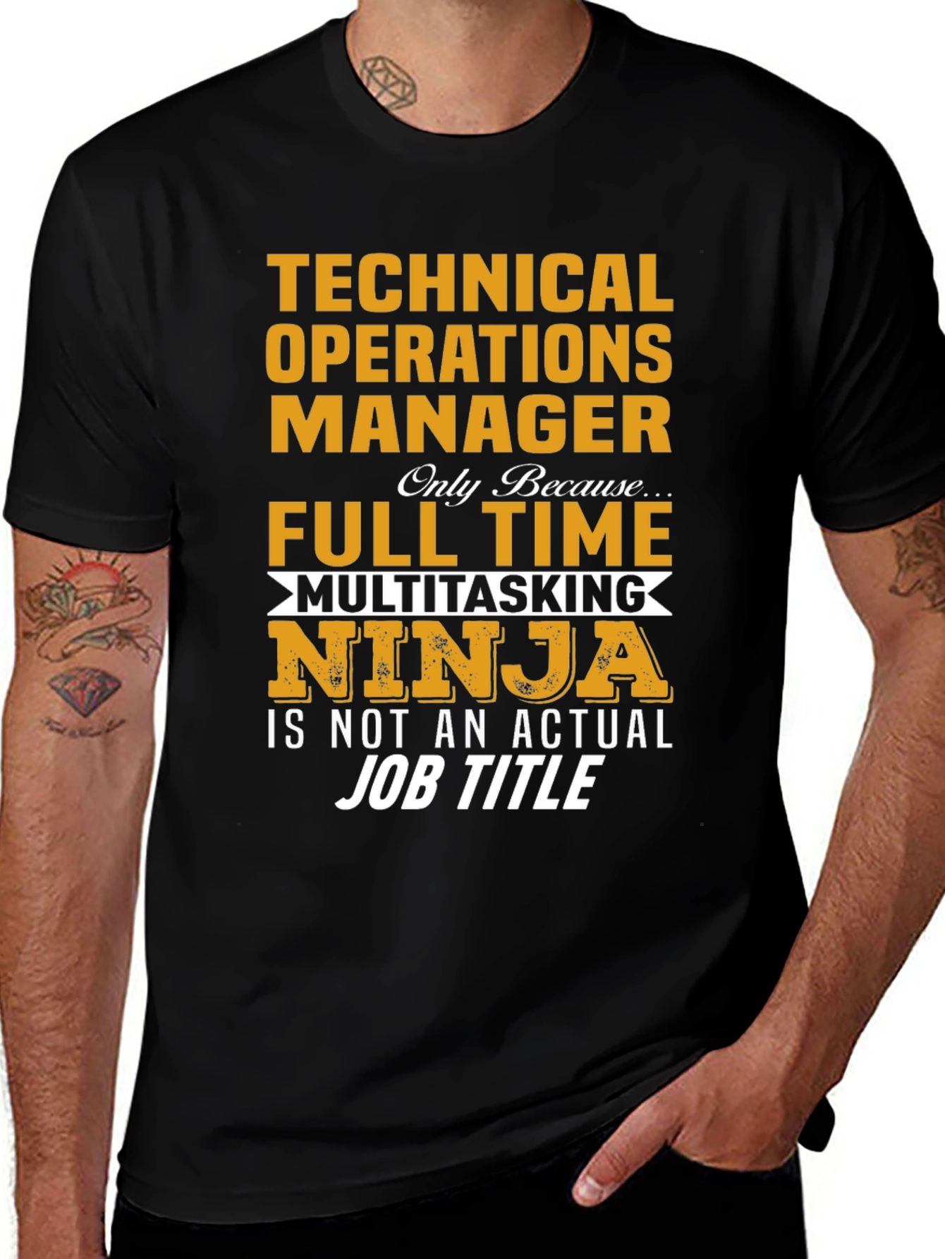 Technical Operations Manager Multitasking Ninja T-Shirt