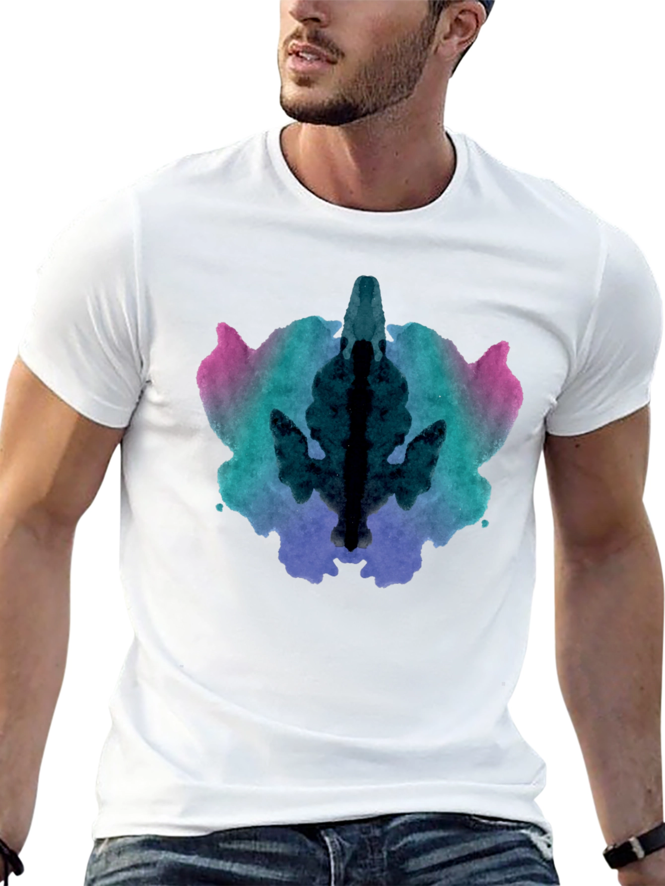Rorschach Ink Blot Graphic T-Shirt