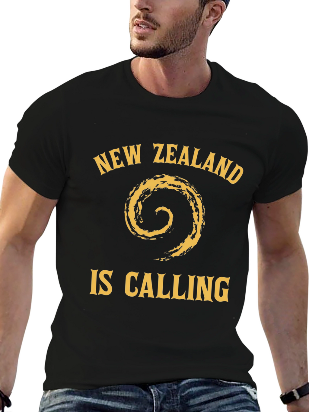 New Zealand Is Calling Black T-Shirt