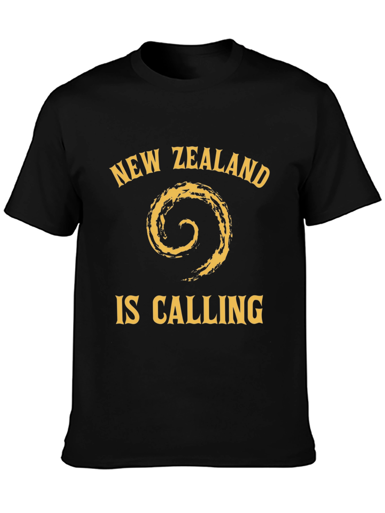 New Zealand Is Calling Black T-Shirt