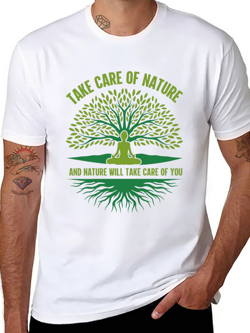 Nature Care T-Shirt - Tree Graphic Tee