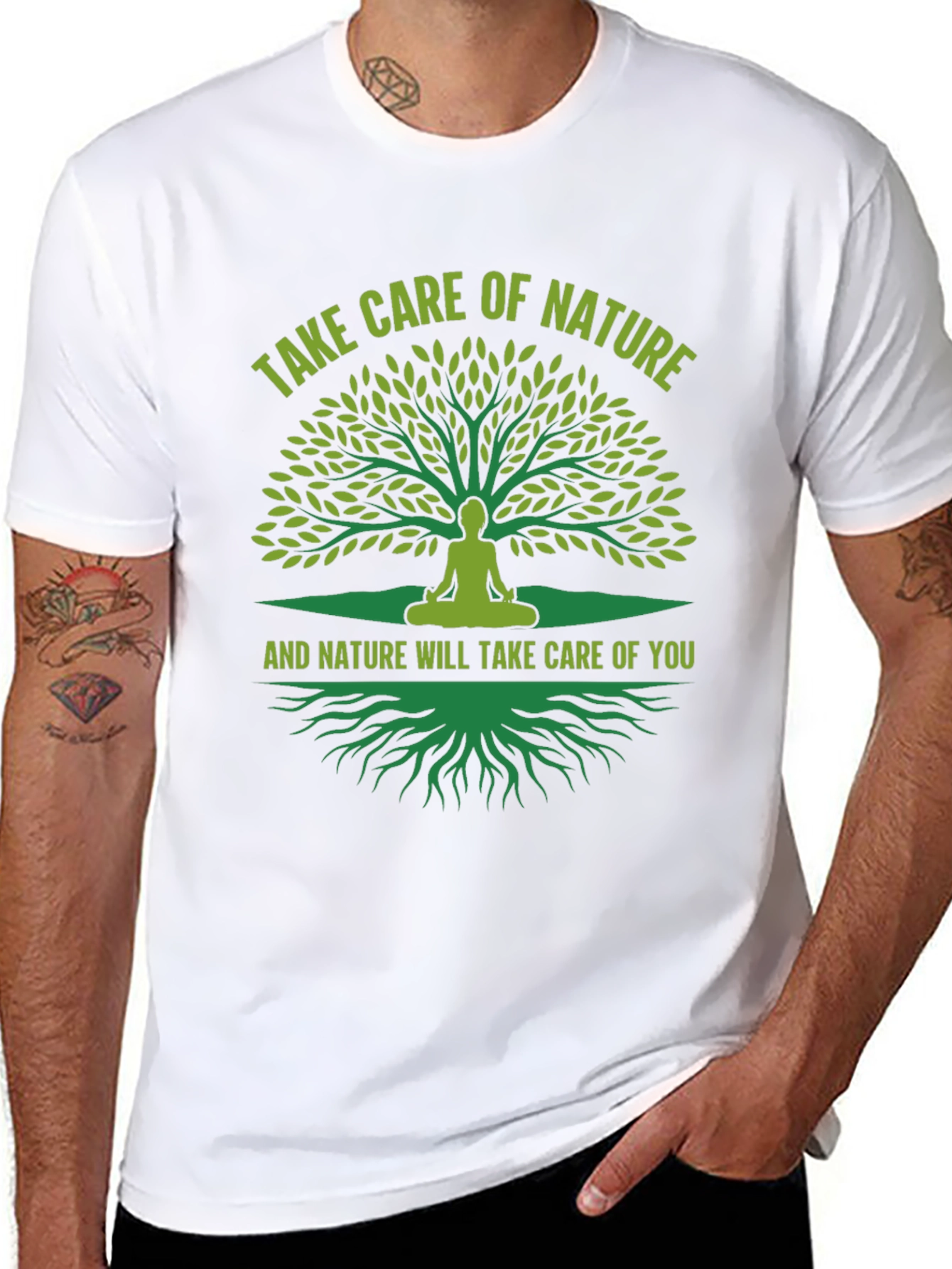 Nature Care T-Shirt - Tree Graphic Tee
