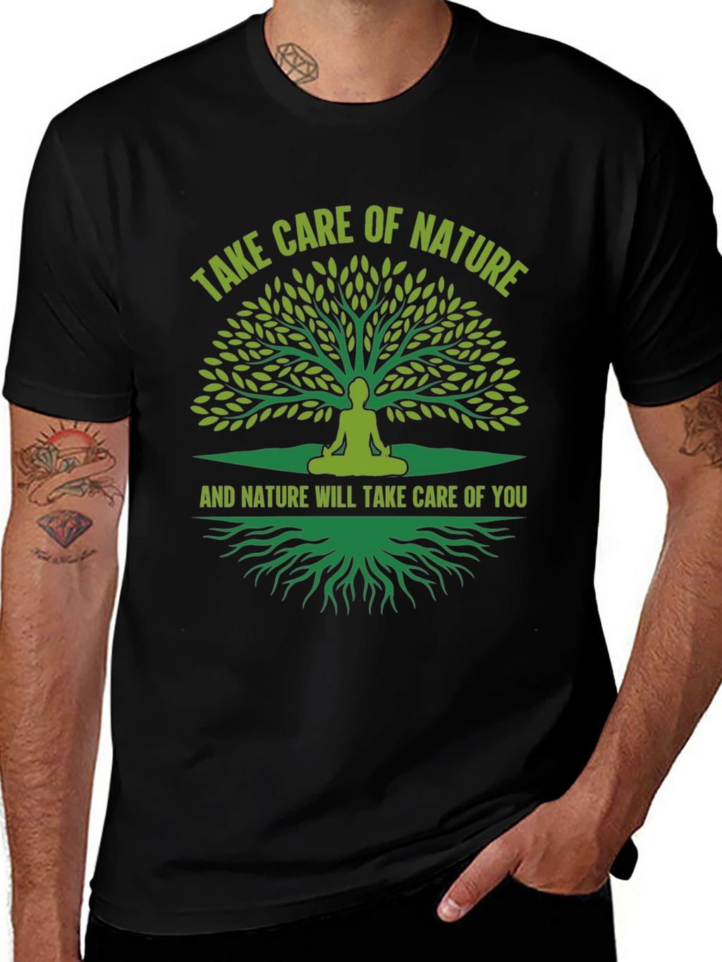 Nature Care T-Shirt - Tree Graphic Tee