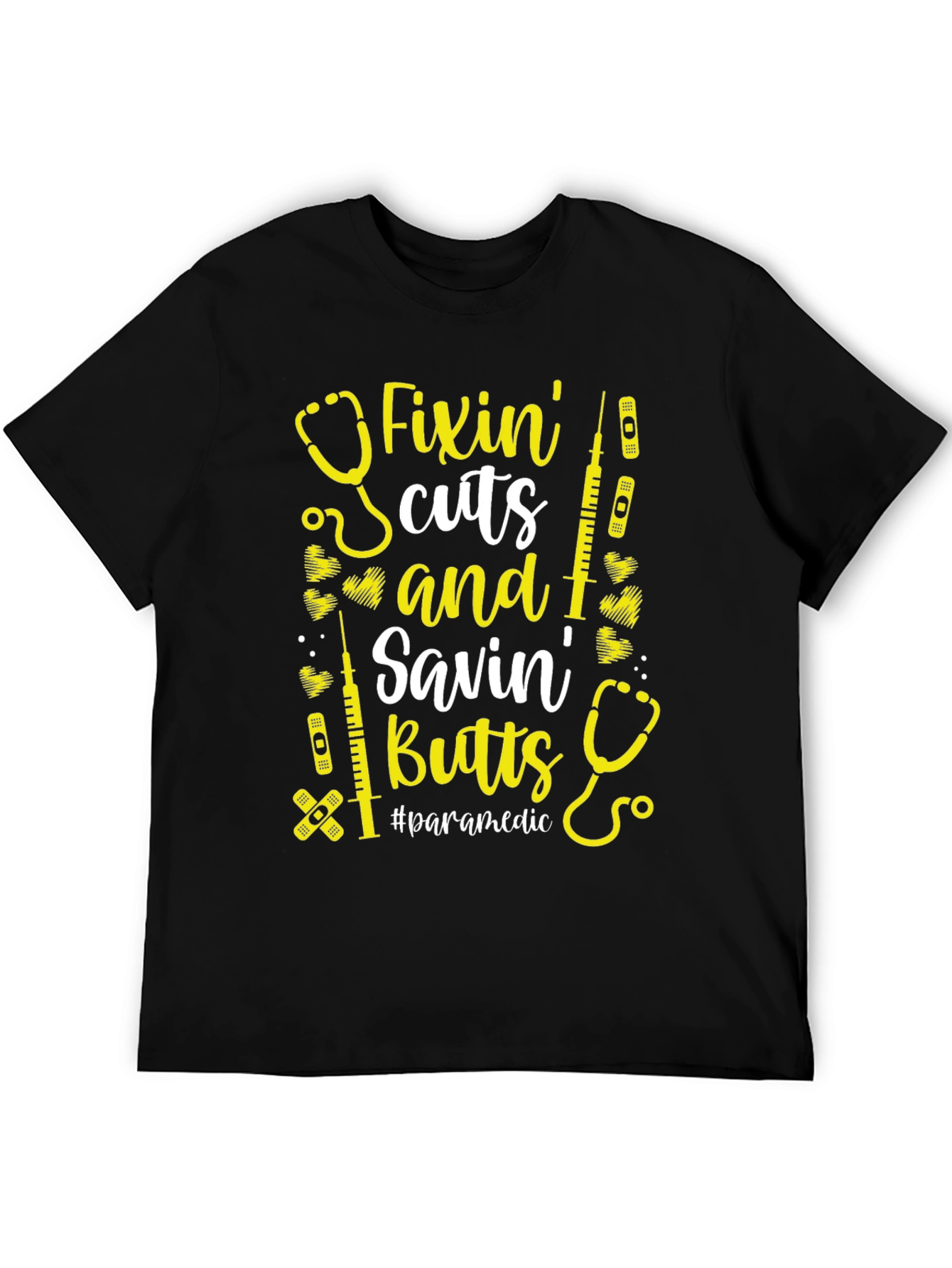 Fixin Cuts & Savin Butts Paramedic T-Shirt