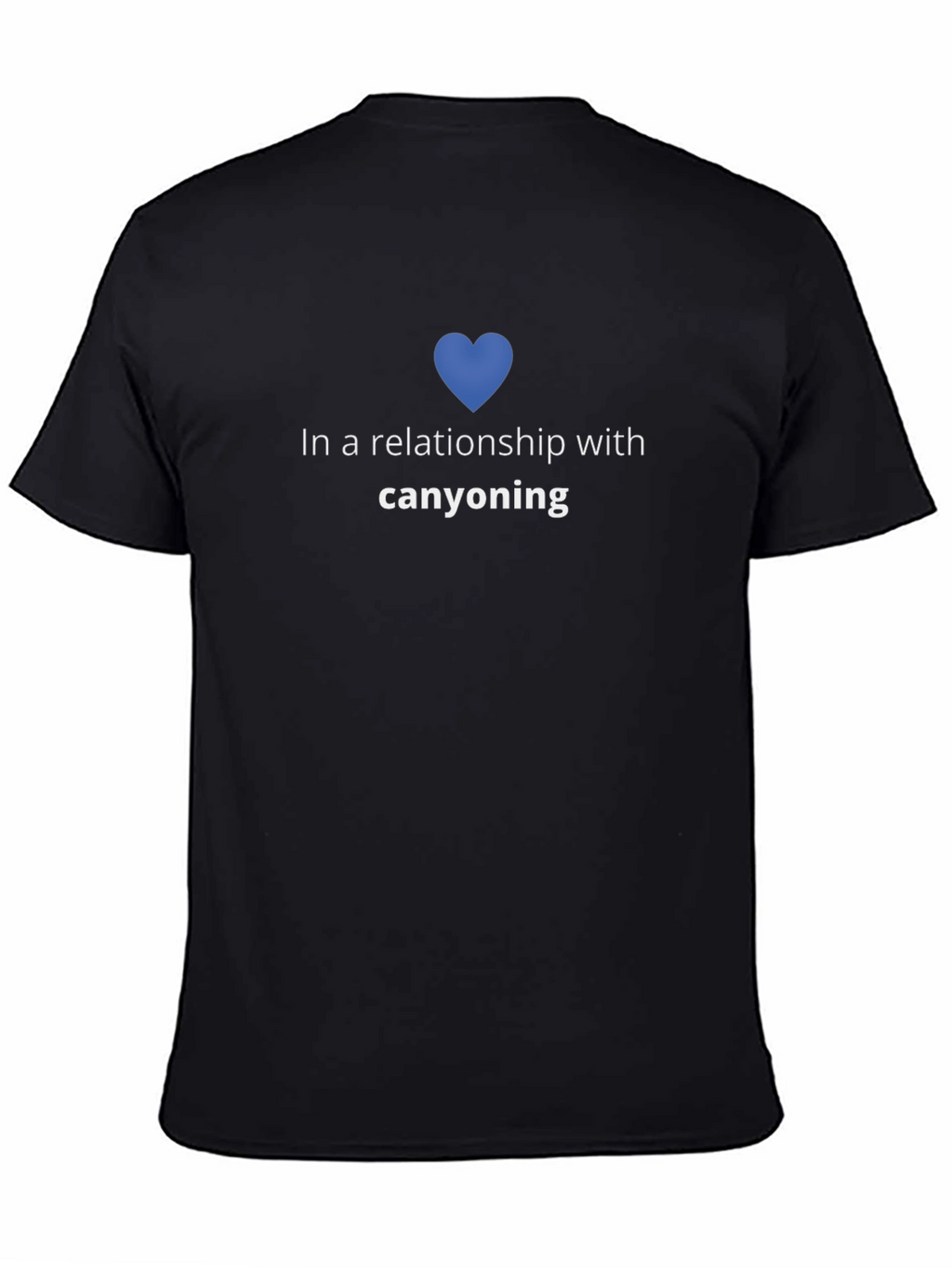 Canyoning Relationship Black T-Shirt