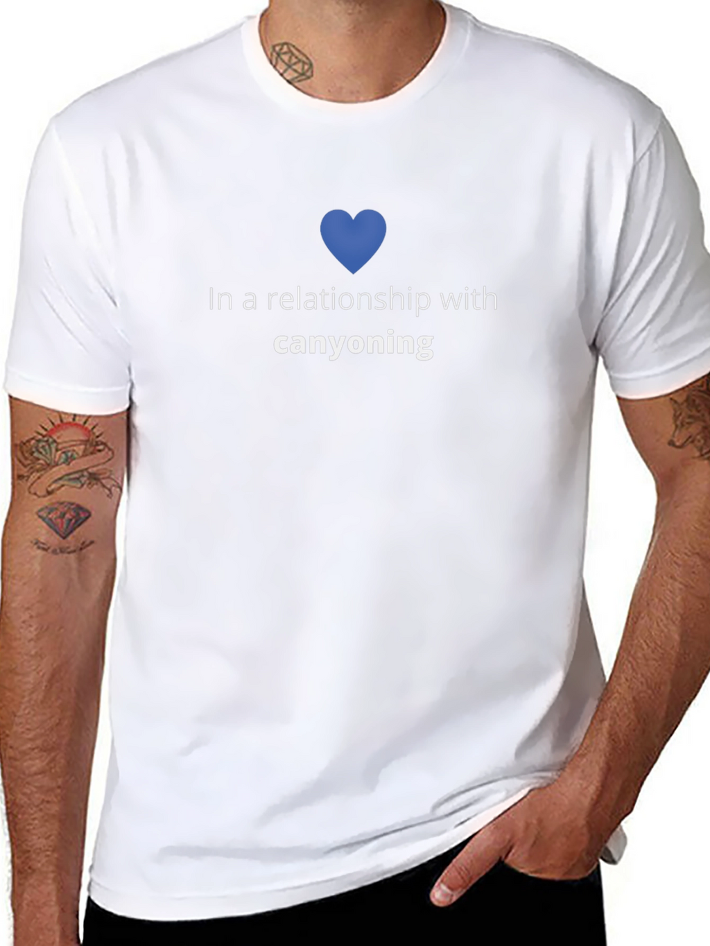 Canyoning Relationship Black T-Shirt