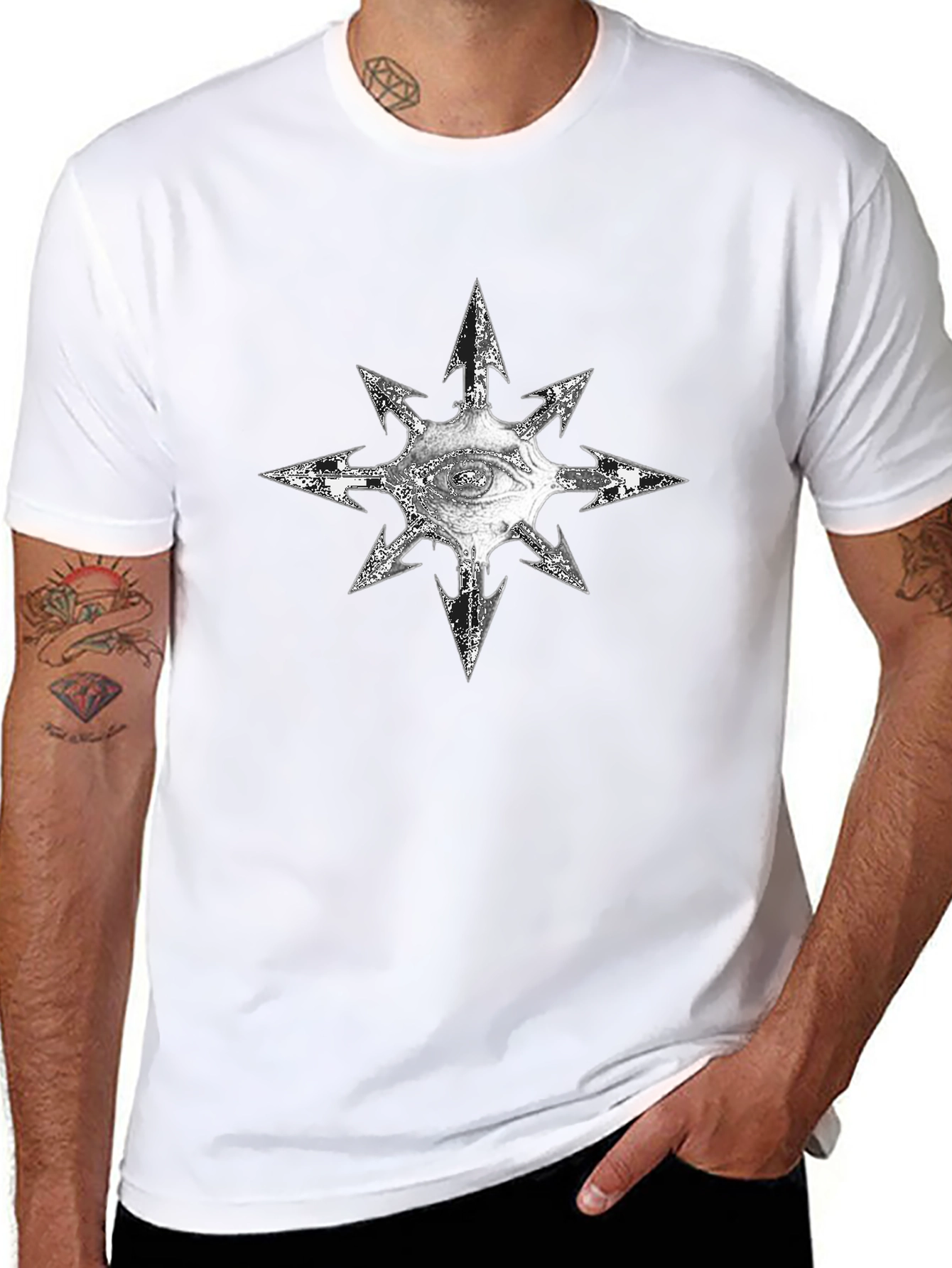 Chaos Eye T-Shirt - Gothic Style