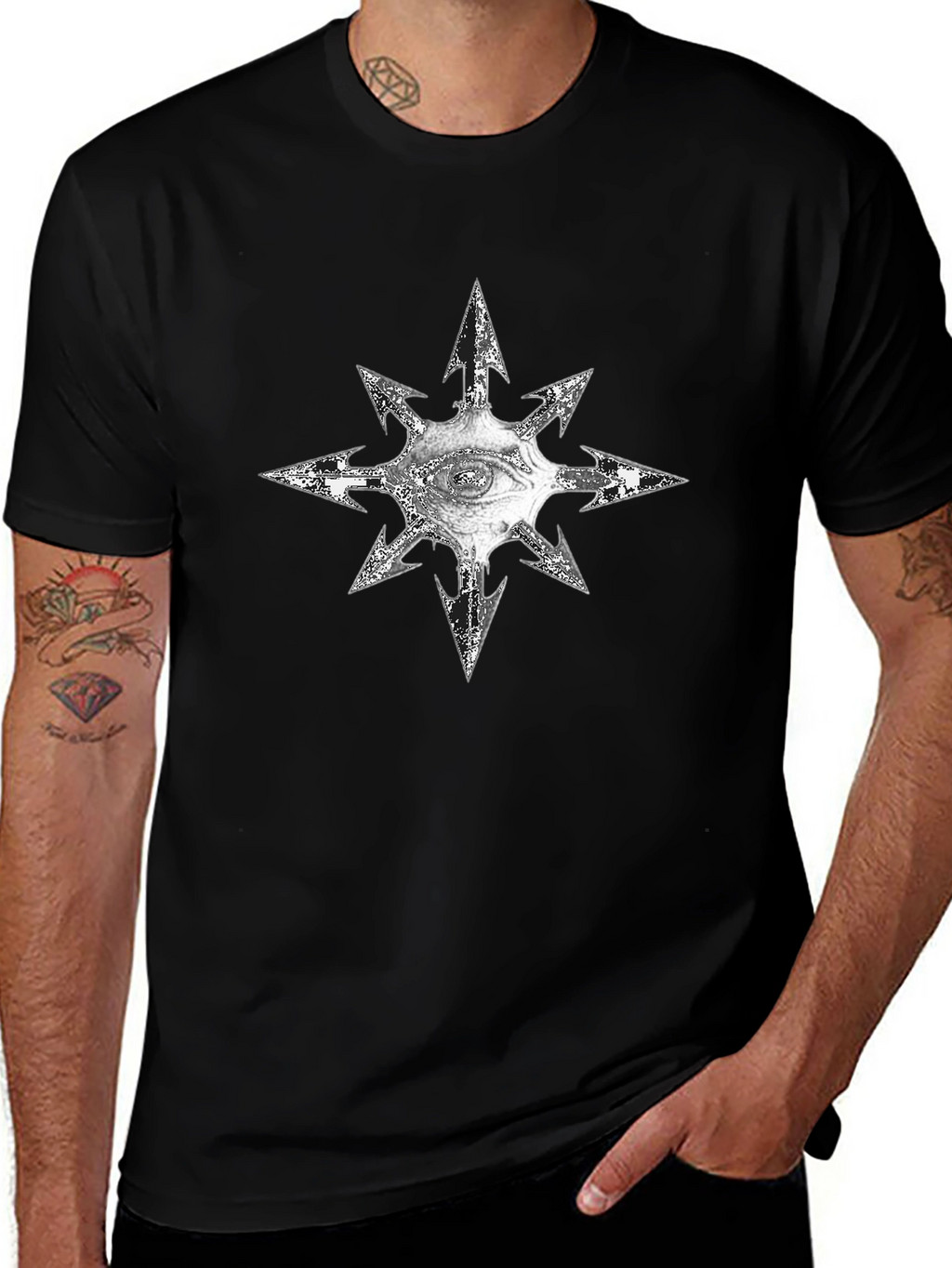 Chaos Eye T-Shirt - Gothic Style