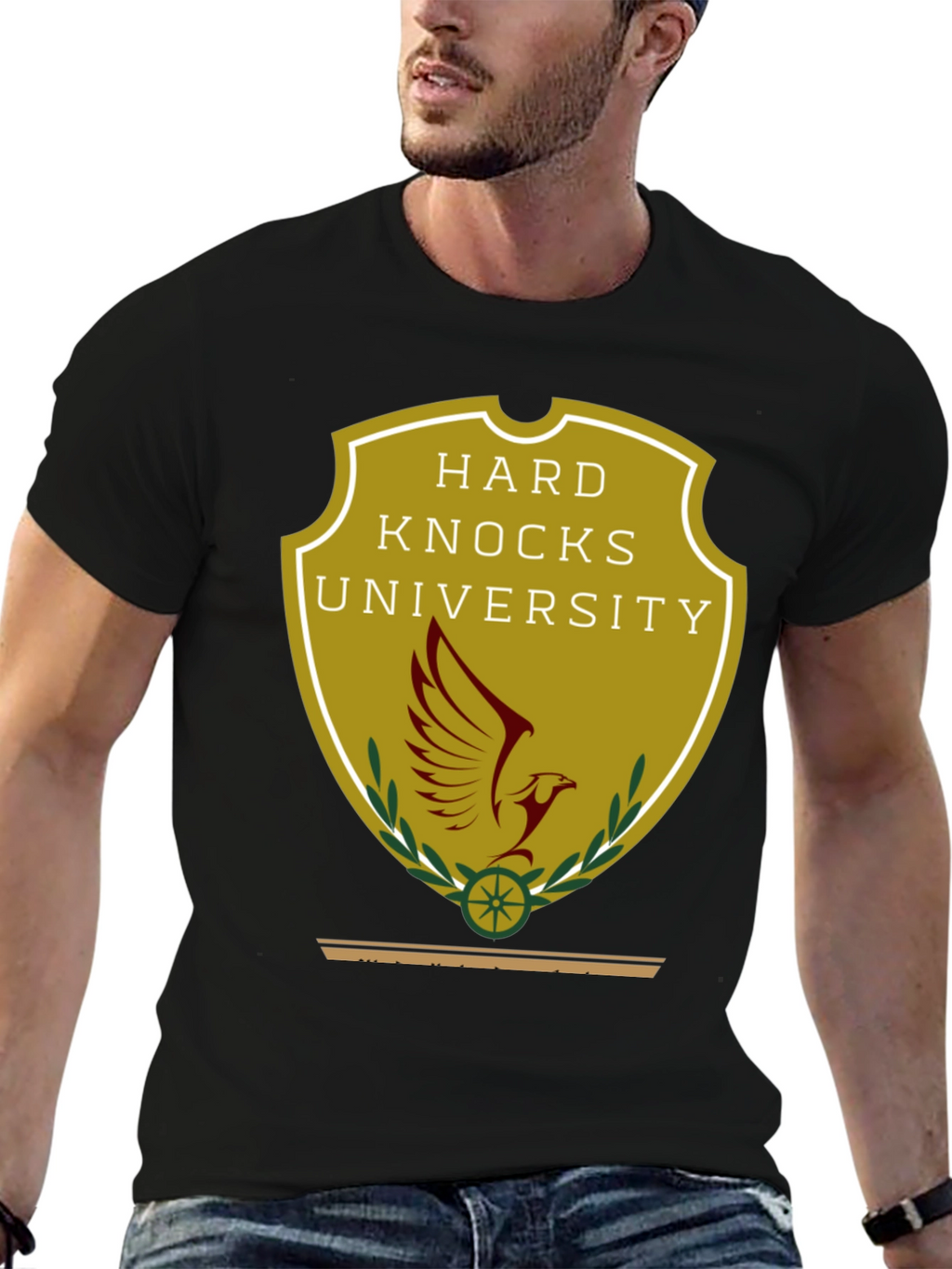 Hard Knocks University T-Shirt - Black