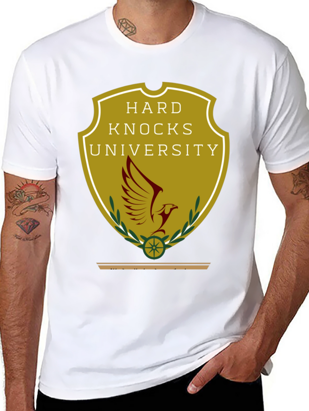Hard Knocks University T-Shirt - Black
