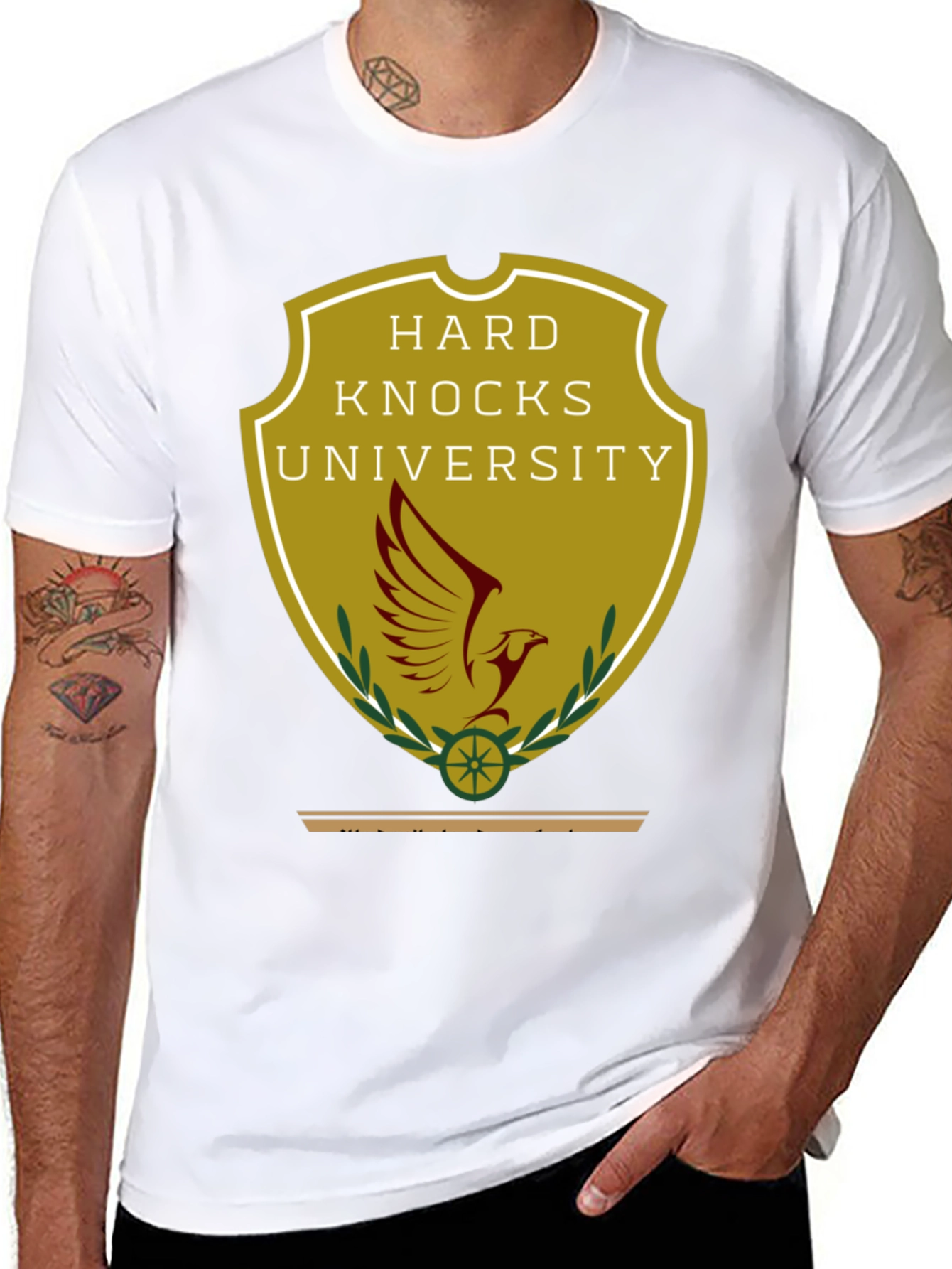 Hard Knocks University T-Shirt - Black