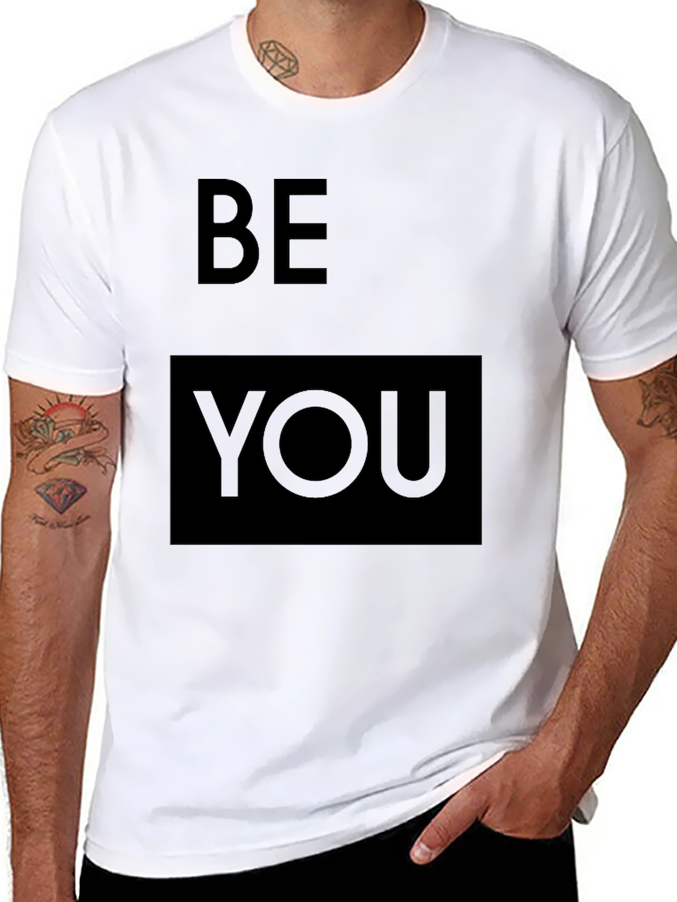 Be You Graphic T-Shirt - Black