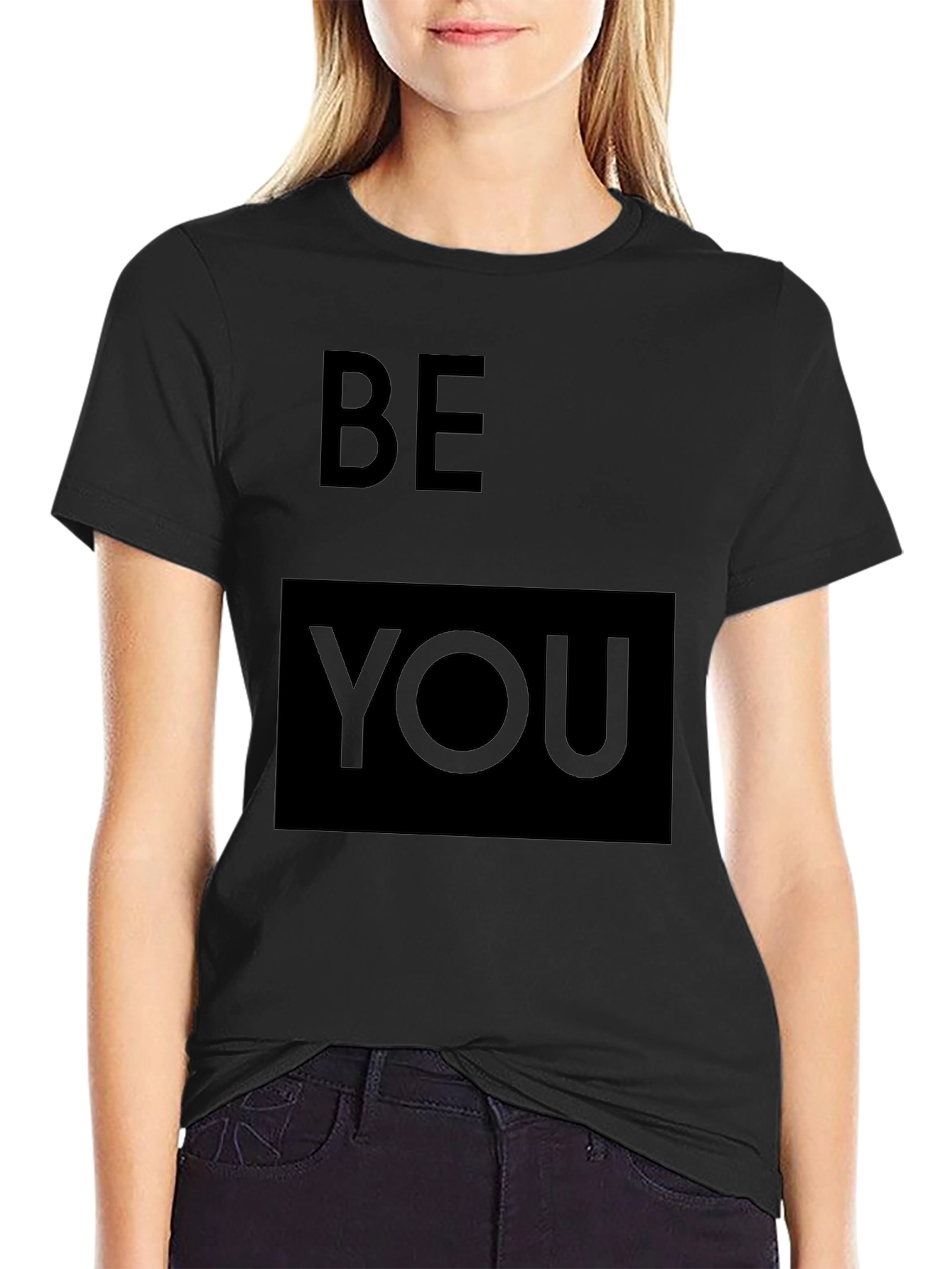 Be You Graphic T-Shirt - Black
