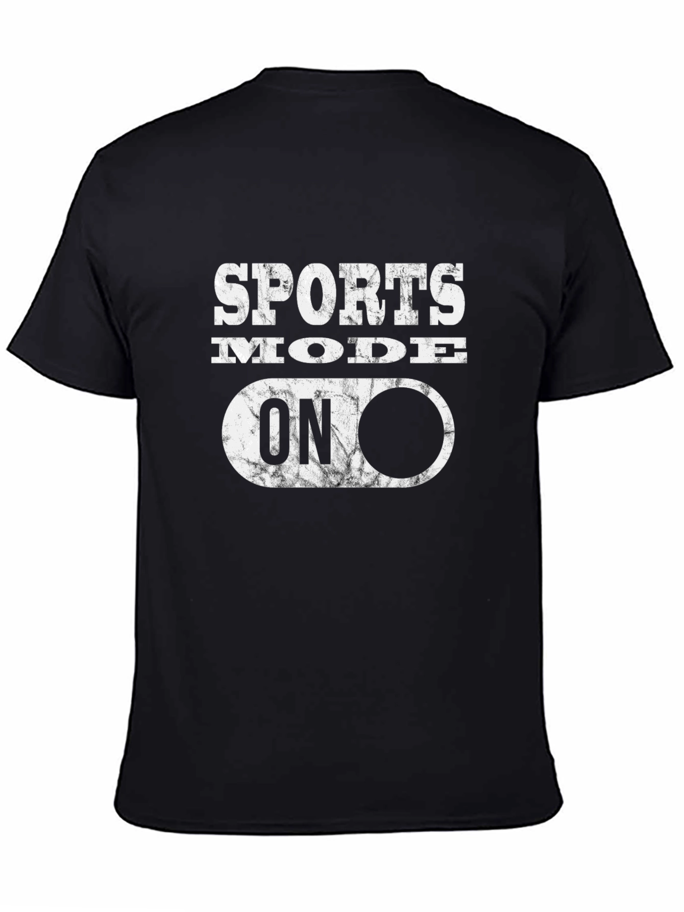 Sports Mode ON Graphic Tee - Black