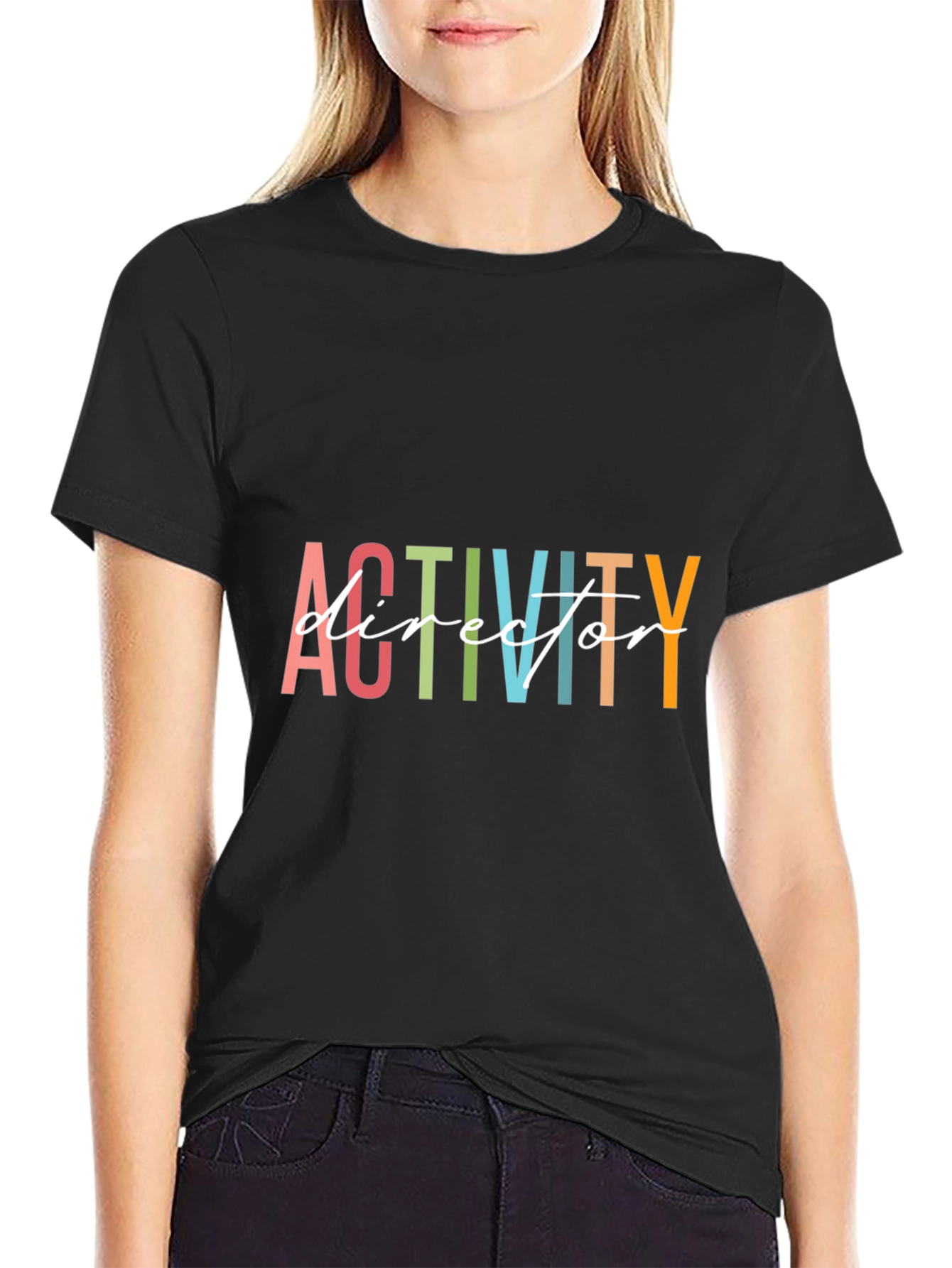 Activity Director T-Shirt - Fun Colorful Design