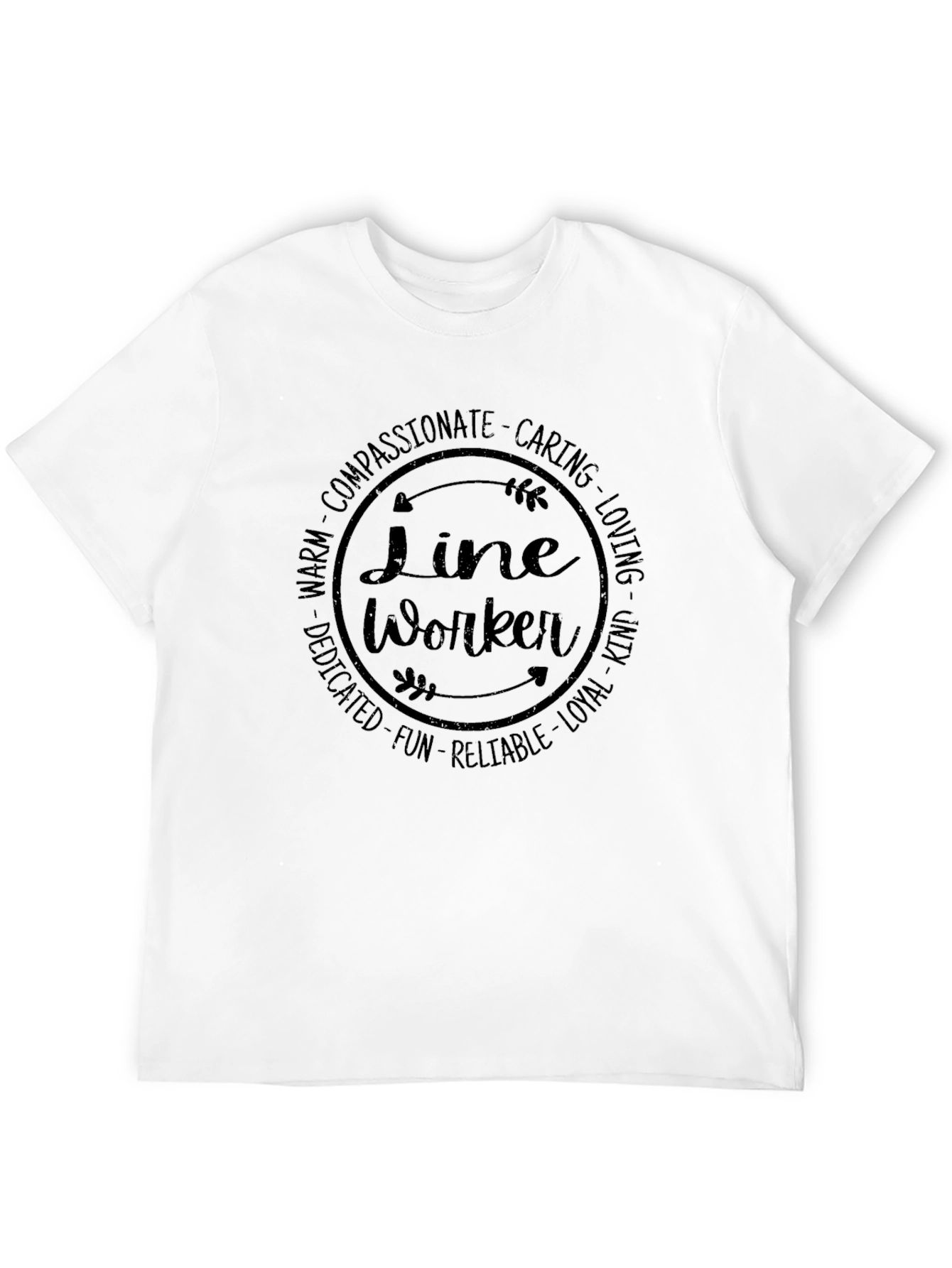 Line Worker Crewneck T-Shirt